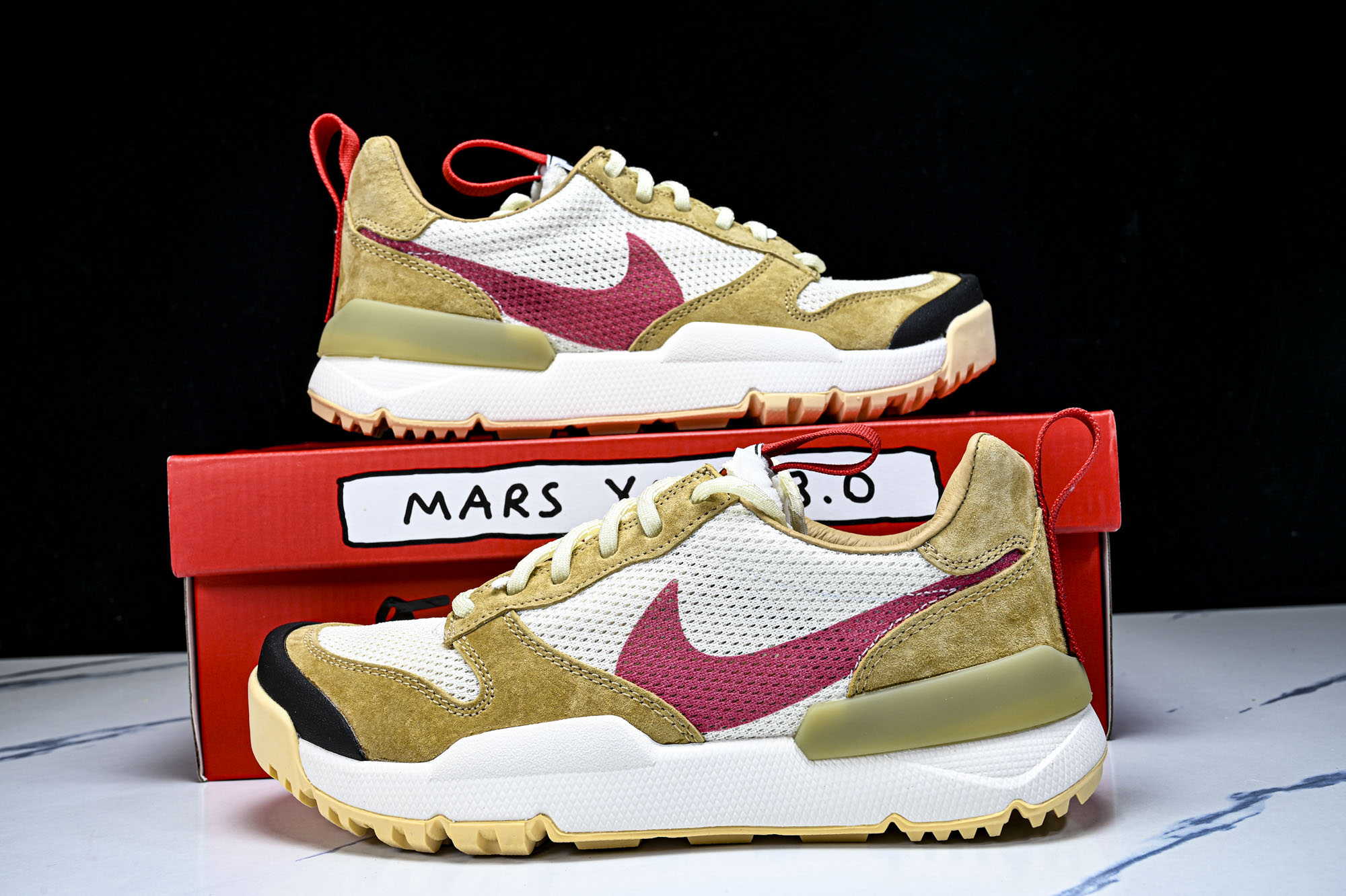 NK Craft Mars Yard Shoe 3.0 Tom Sachs Space Camp 白黄红