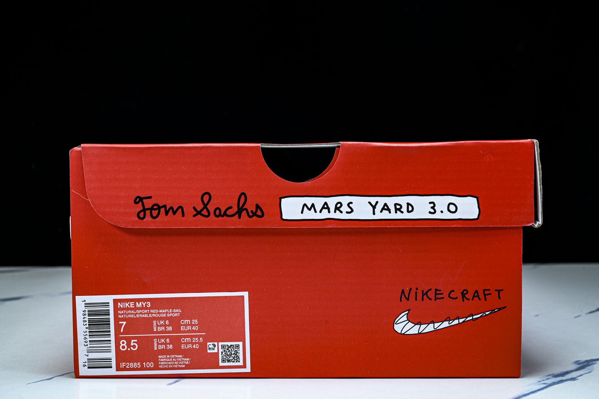 NK Craft Mars Yard Shoe 3.0 Tom Sachs Space Camp 白黄红