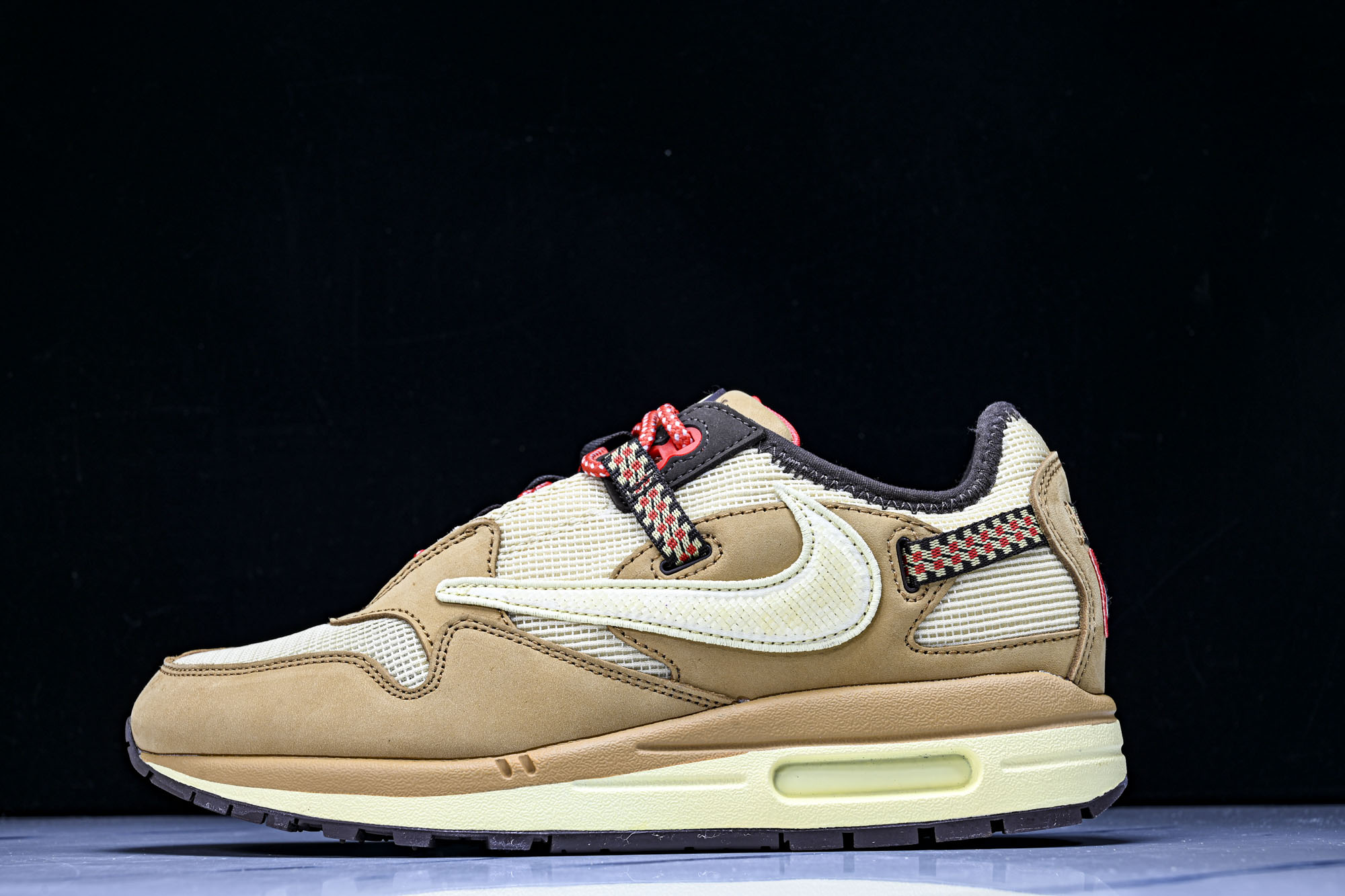 Travish Scott x NK Air Max 1 “Wheat”复古休闲跑步鞋 小麦 倒钩 DO