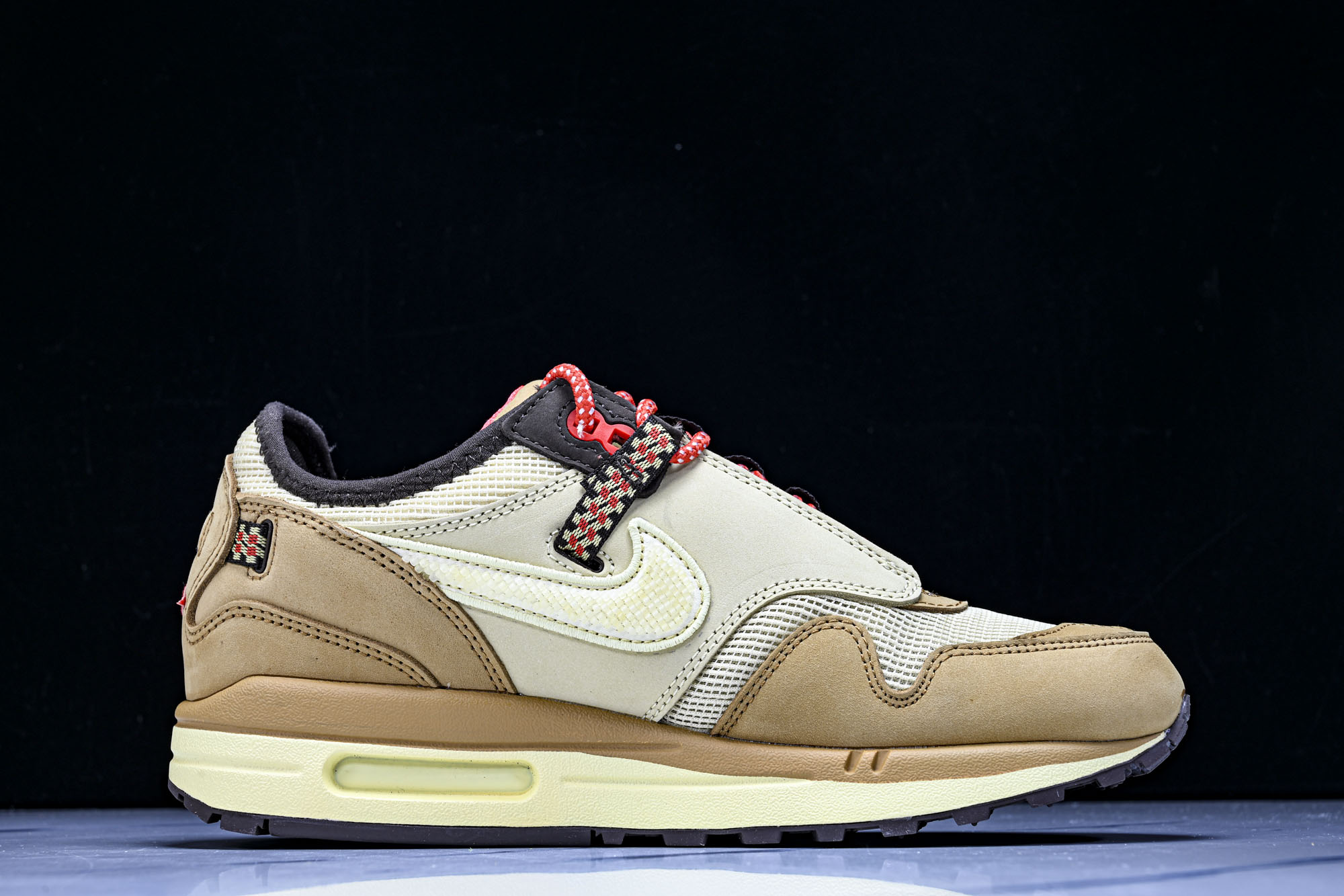 Travish Scott x NK Air Max 1 “Wheat”复古休闲跑步鞋 小麦 倒钩 DO
