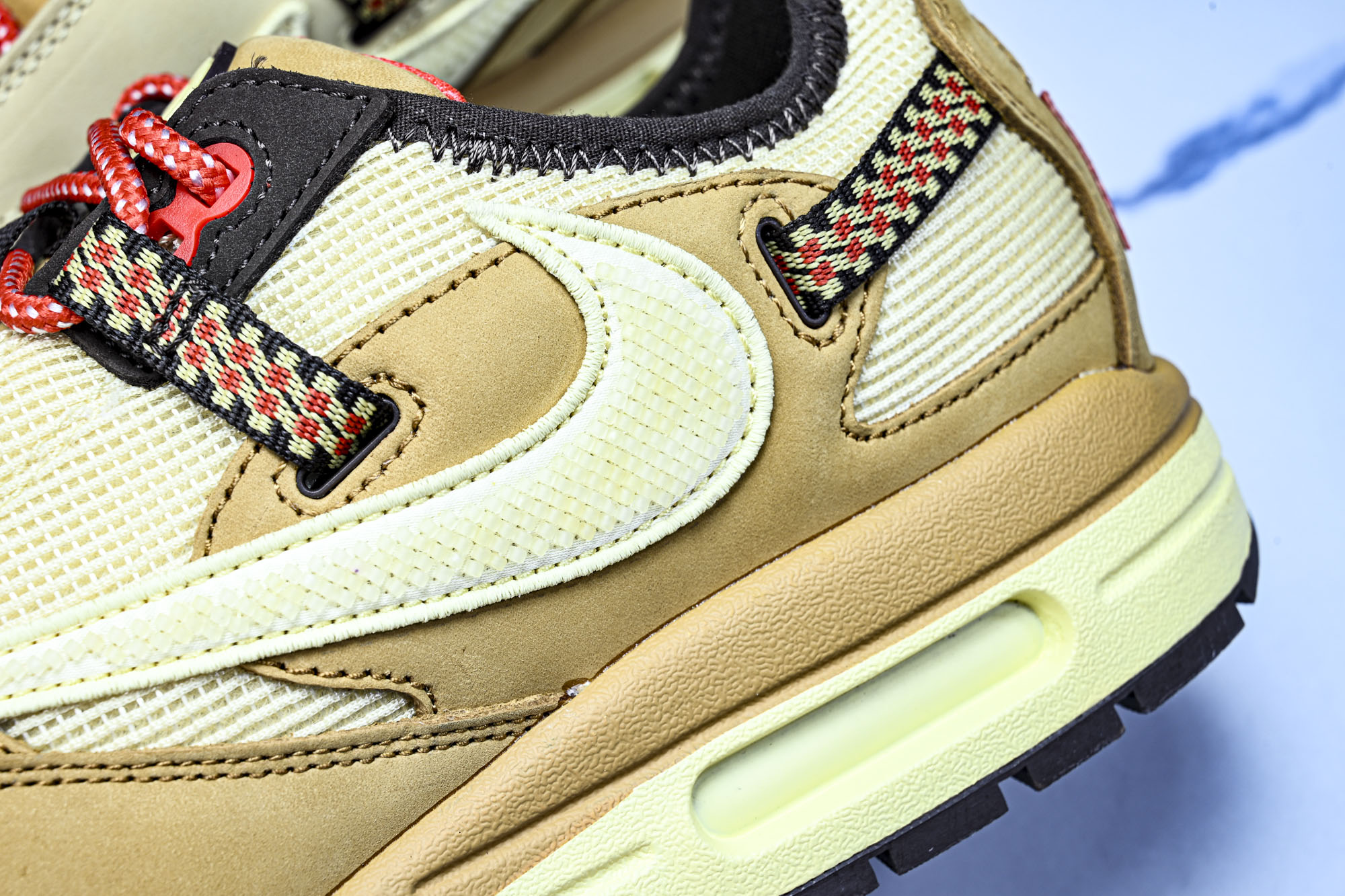 Travish Scott x NK Air Max 1 “Wheat”复古休闲跑步鞋 小麦 倒钩 DO