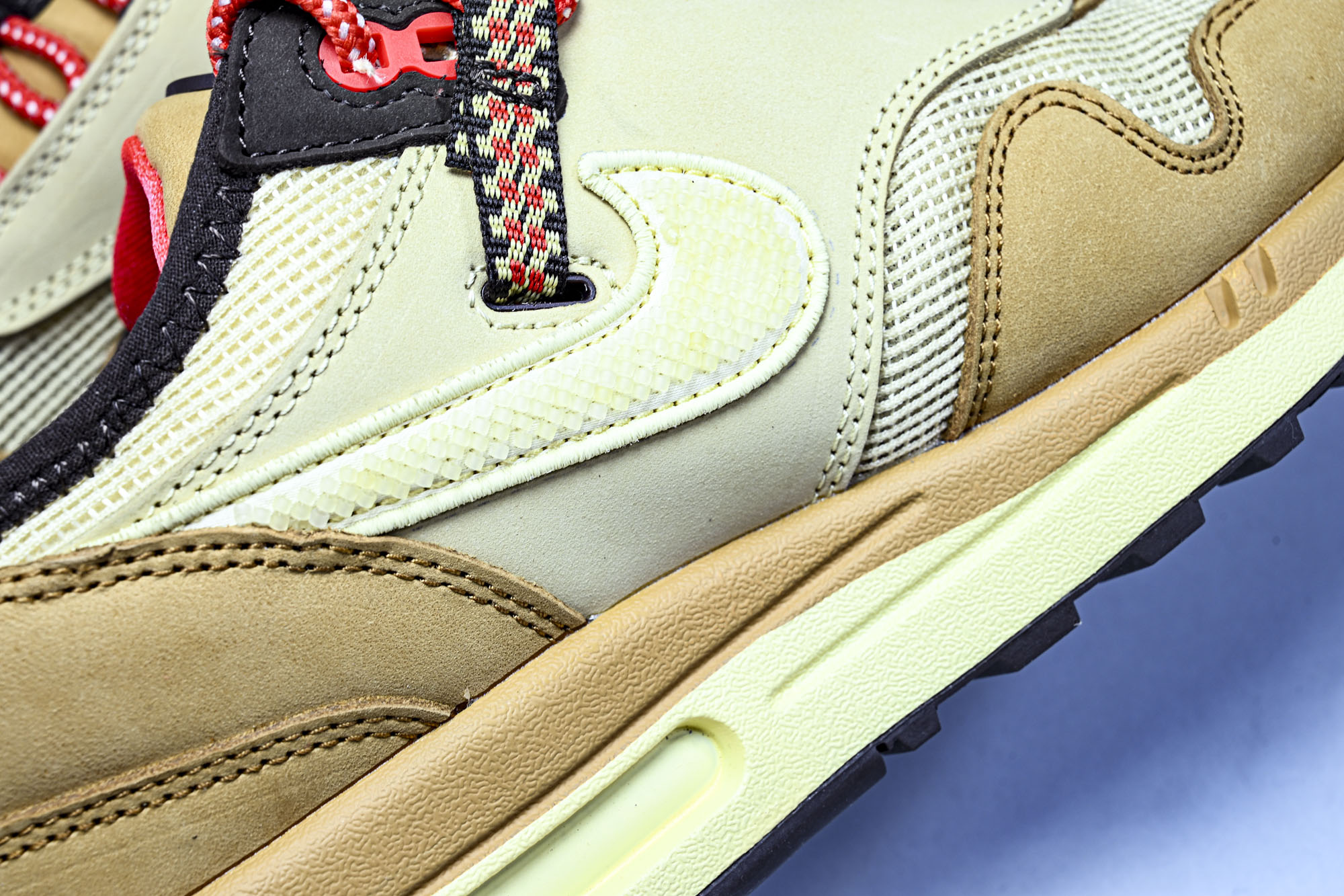 Travish Scott x NK Air Max 1 “Wheat”复古休闲跑步鞋 小麦 倒钩 DO