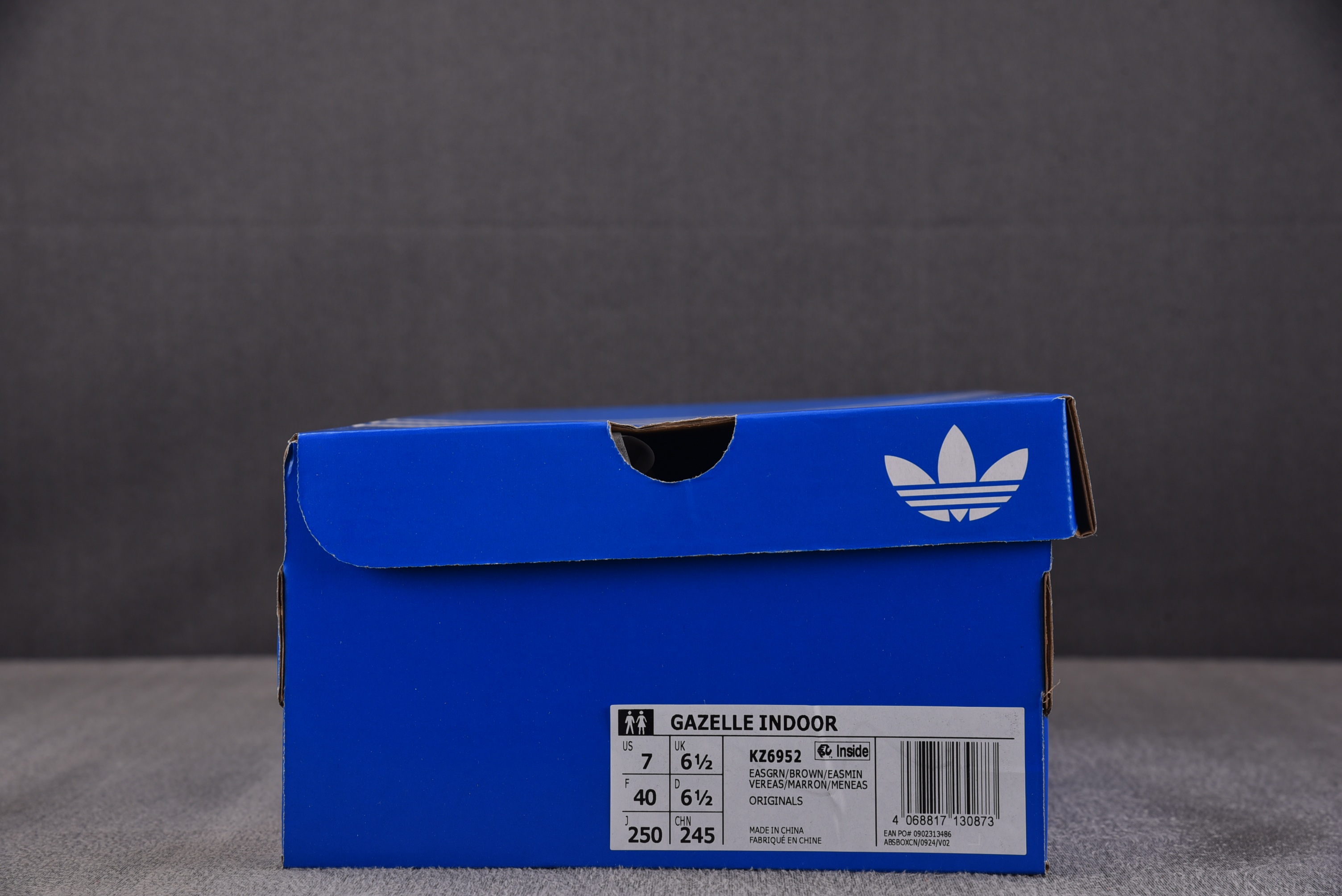 Adidas Gazelle Indoor 青色 KZ6952 YZ012-335.5-46