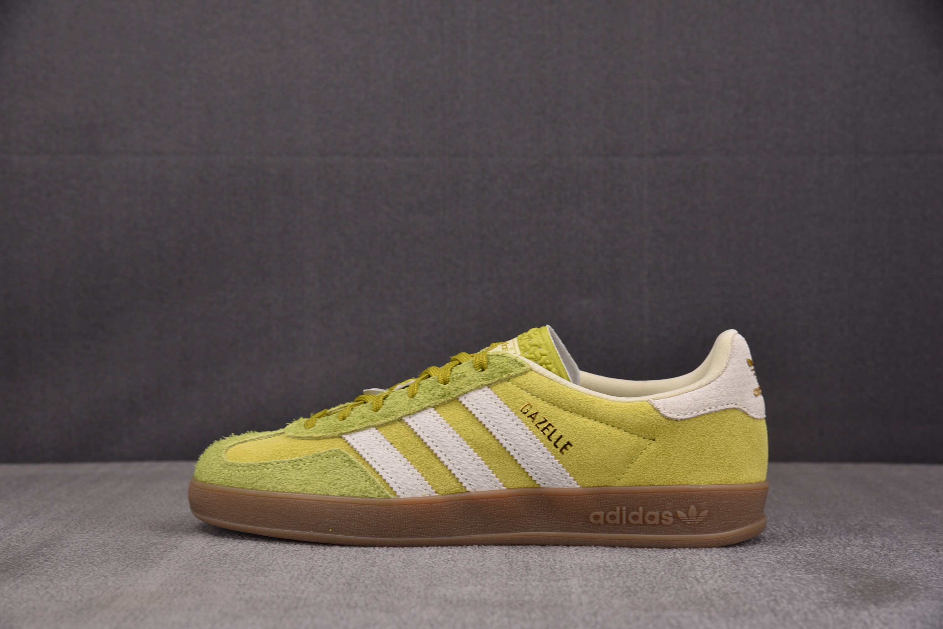 Adidas Gazelle Indoor 黄绿 KZ6951 YZ012-335.5-46