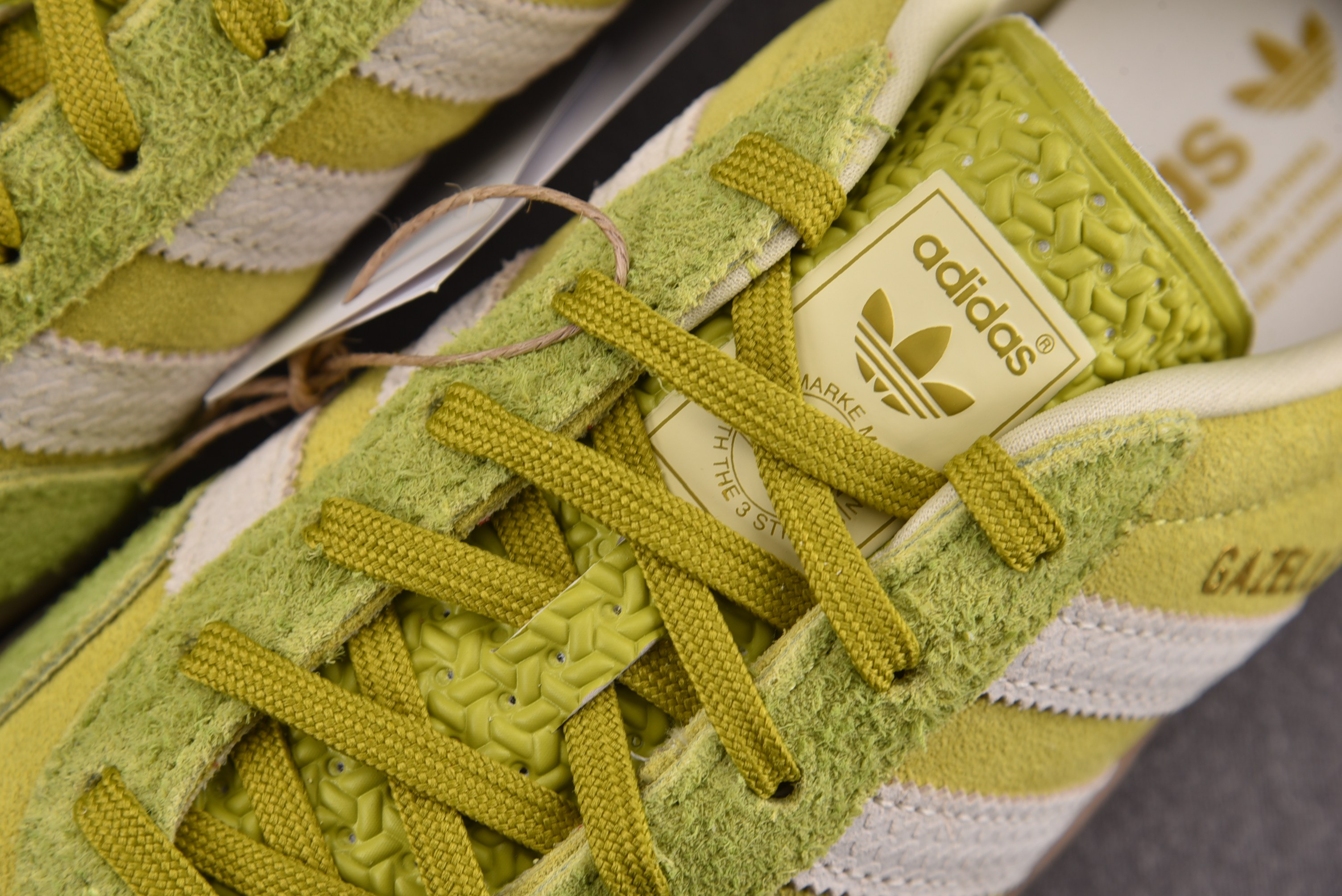 Adidas Gazelle Indoor 黄绿 KZ6951 YZ012-335.5-46