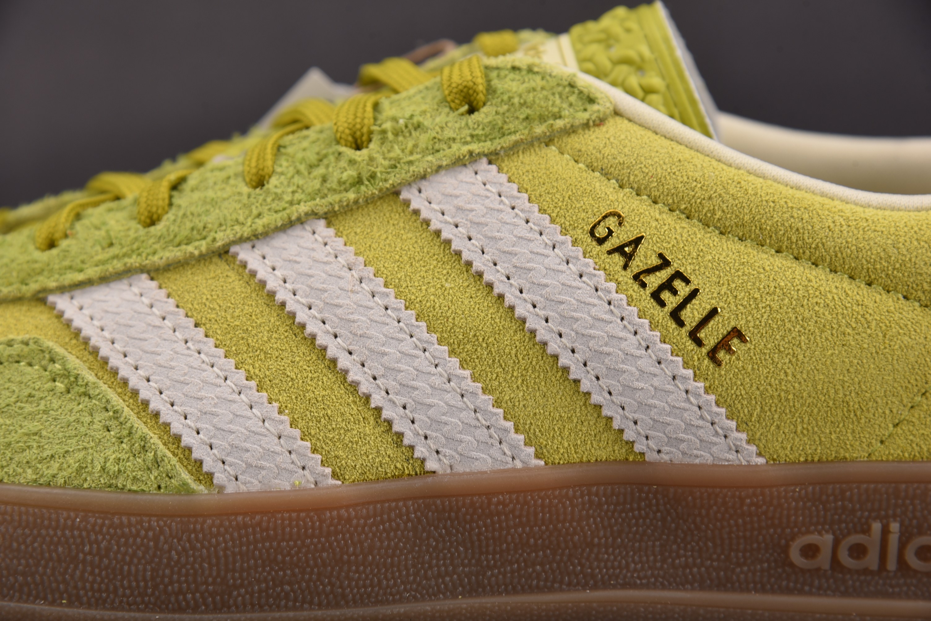 Adidas Gazelle Indoor 黄绿 KZ6951 YZ012-335.5-46