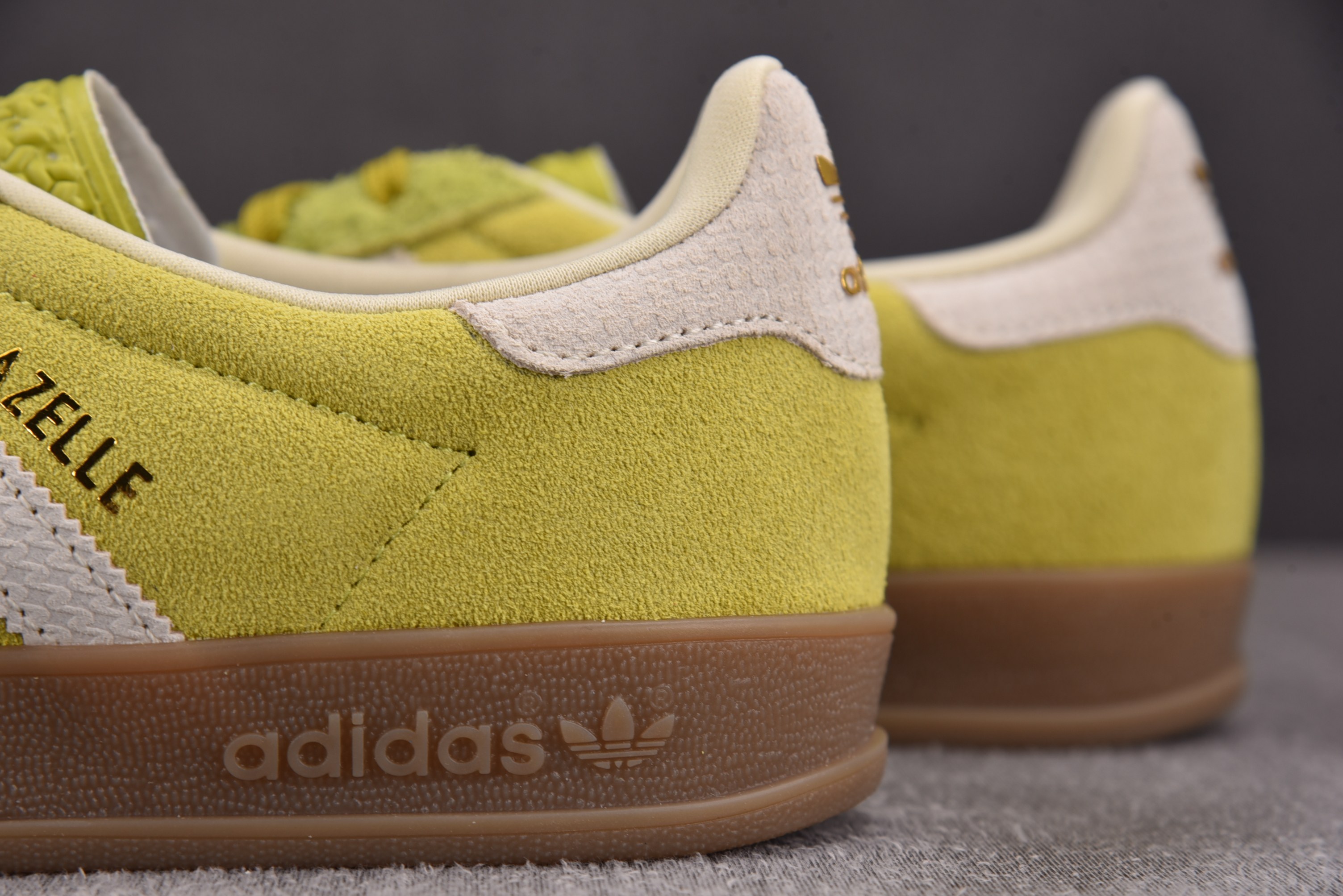 Adidas Gazelle Indoor 黄绿 KZ6951 YZ012-335.5-46