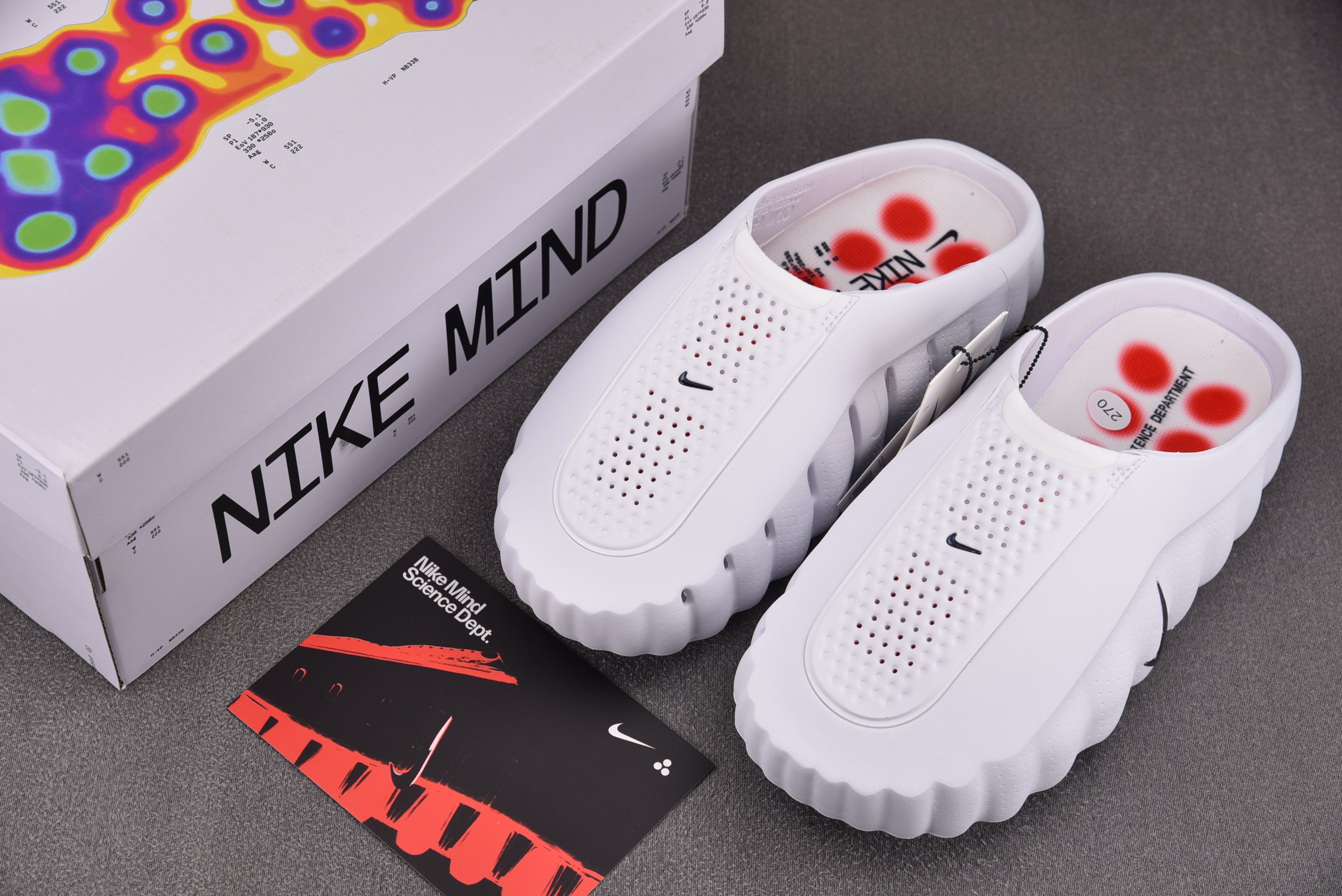 NK Mind 001 White Speed Red 白色 HQ4307-101 #YZ00136-5