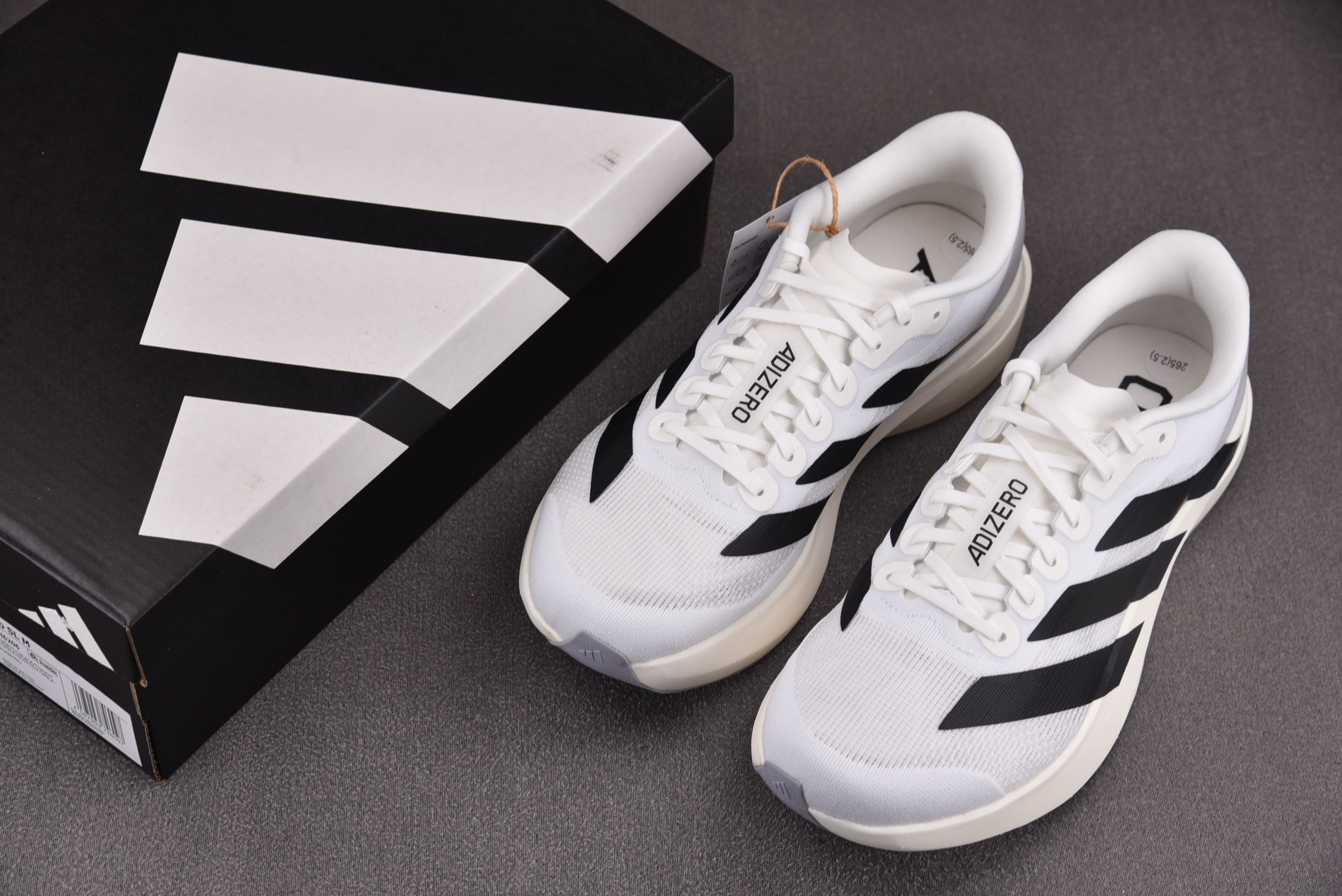 AD Adizero EVO SL White Black 白黑 JH6206 #YZ017-136-4