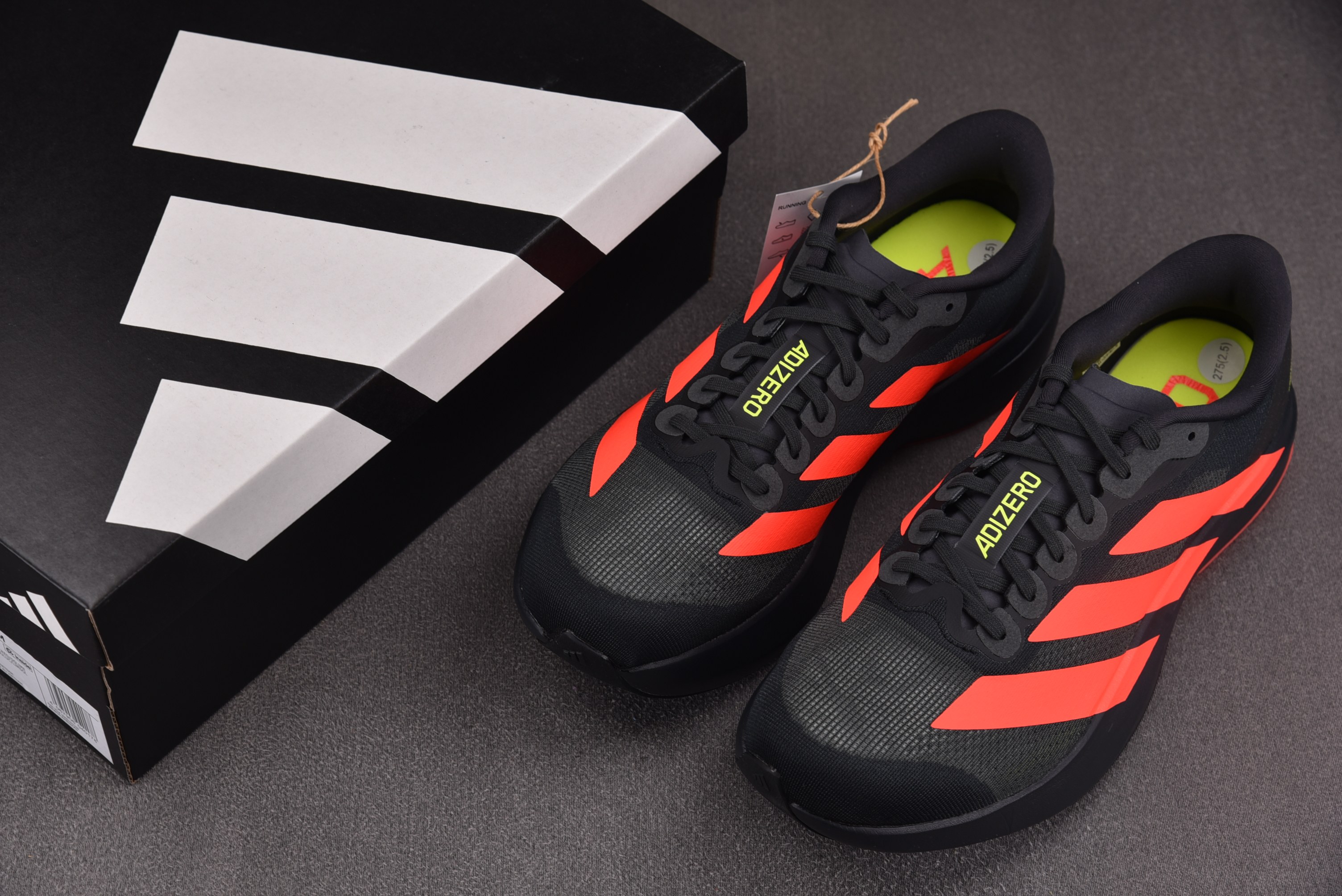 AD Adizero Evo SL Carbon Lucid Red 黑红 JR3414 #YZ017-