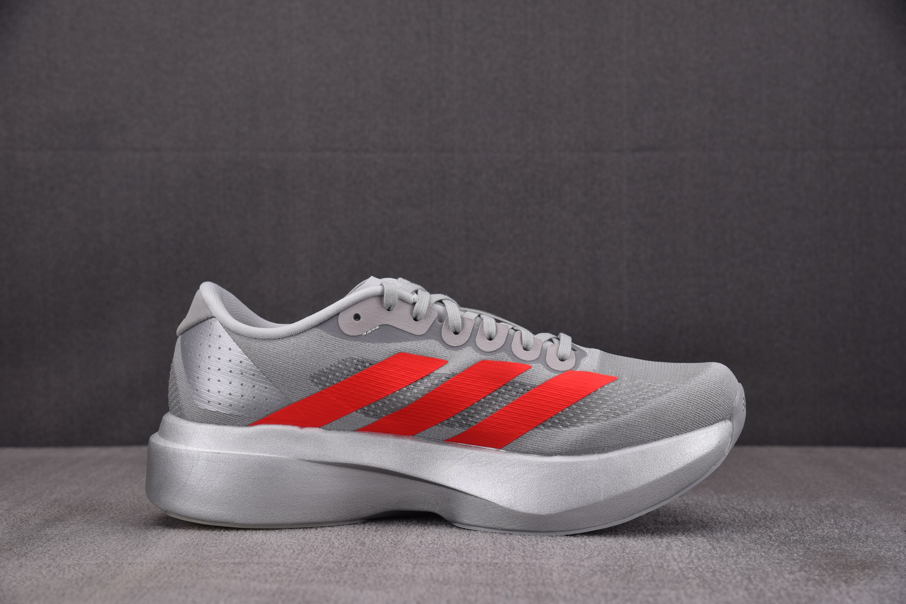 AD Adizero EVO SL Silver Metallic Lucid Red 银灰红 KI33
