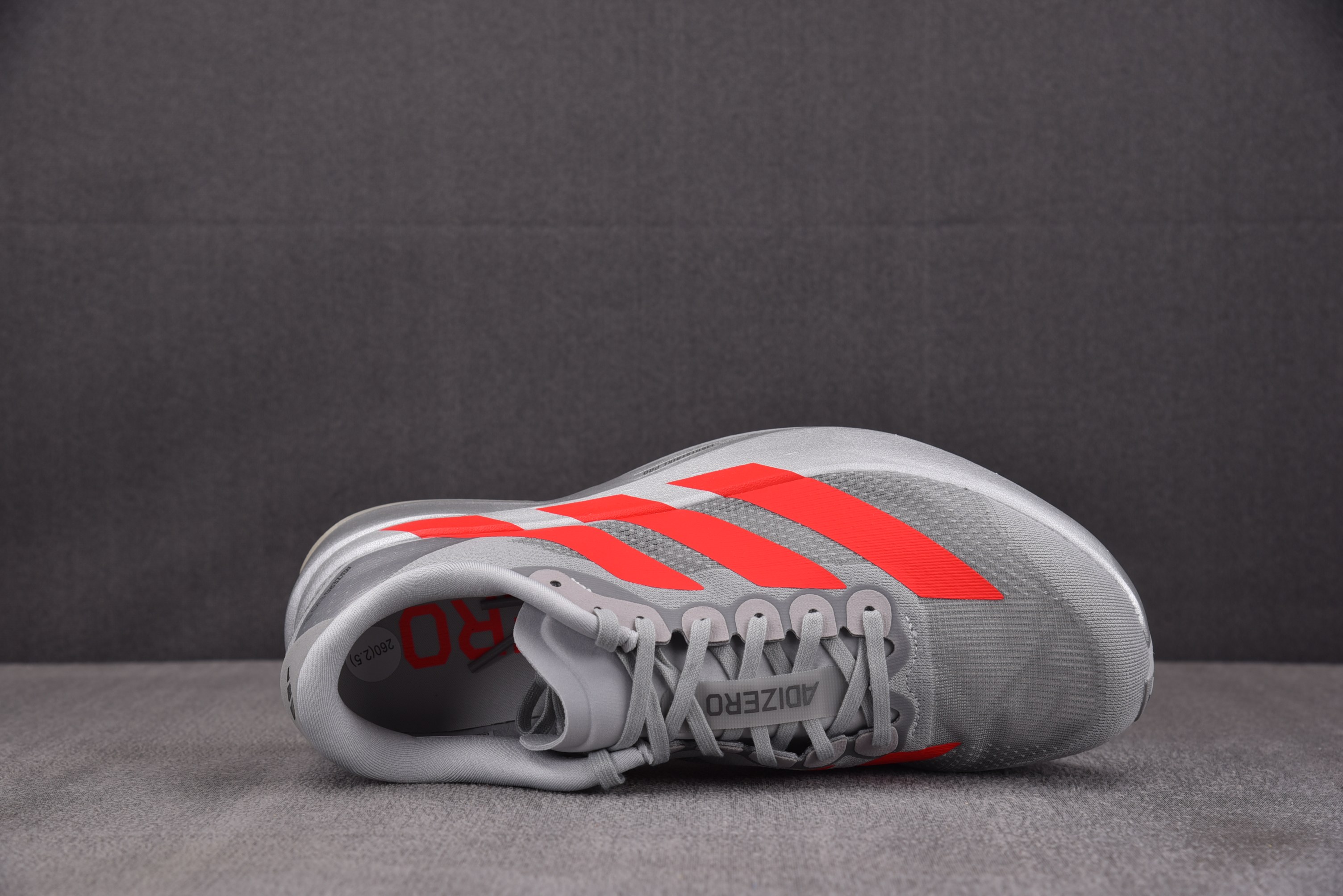 AD Adizero EVO SL Silver Metallic Lucid Red 银灰红 KI33