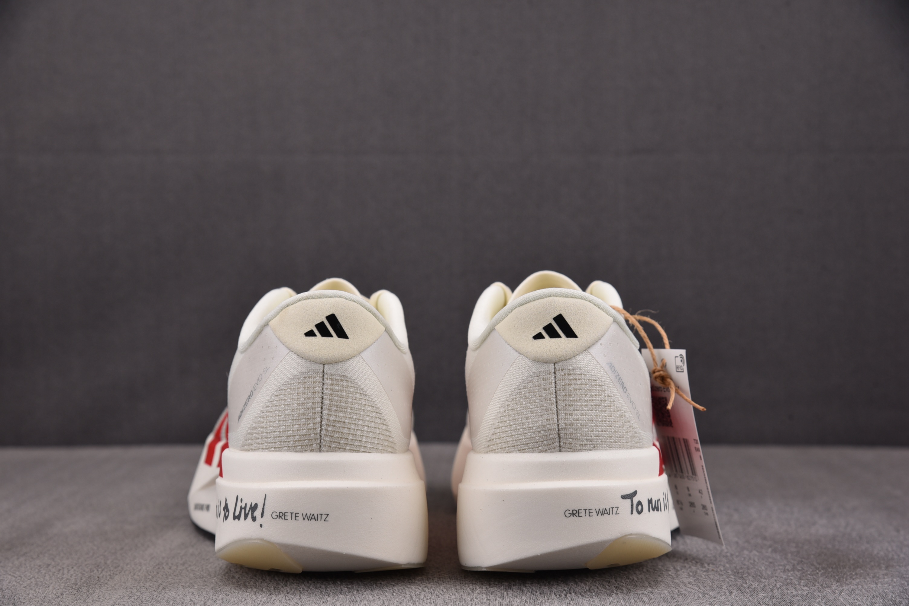 AD Adizero Evo SL White Red 白红 JS1182 #YZ017-136-48