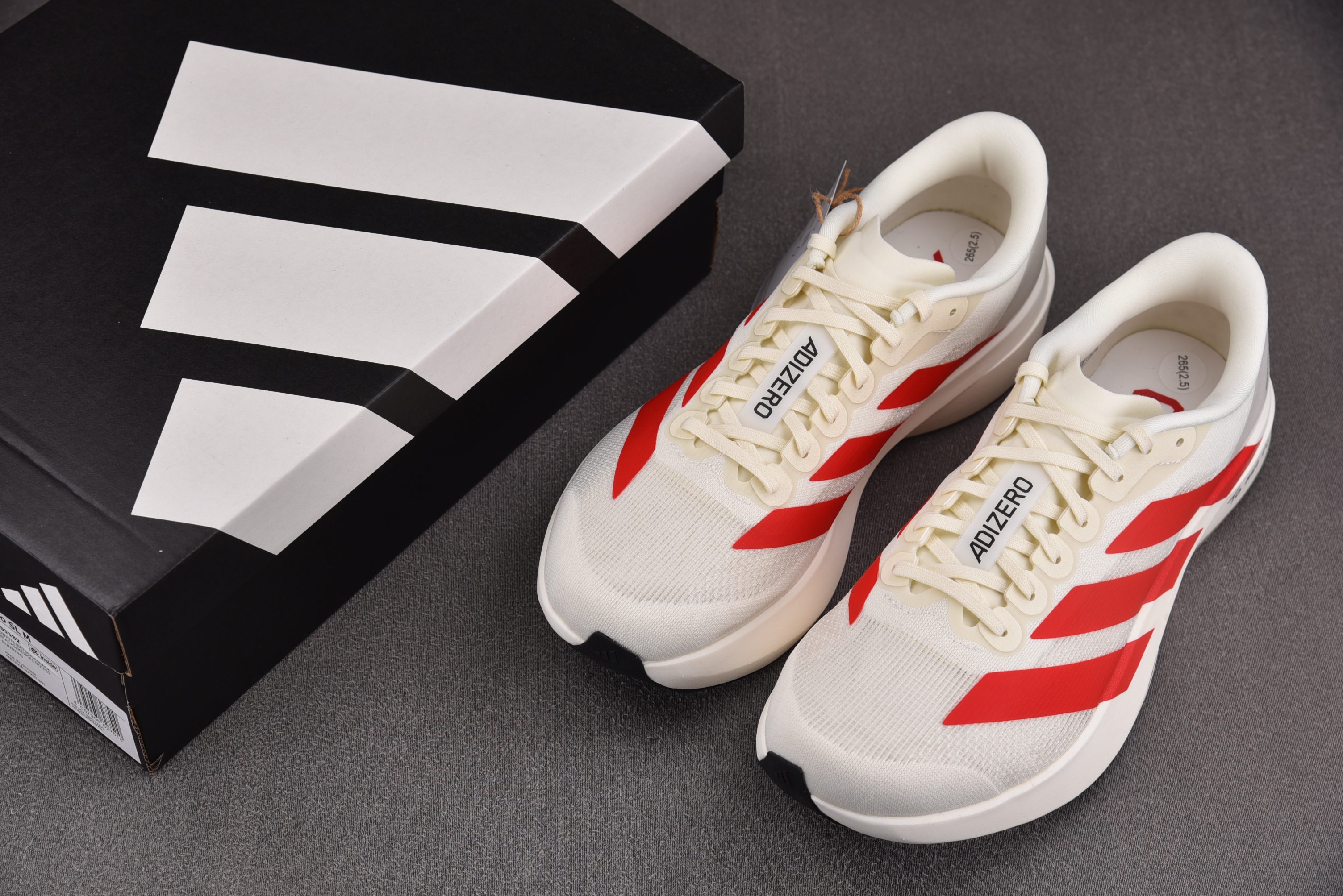 AD Adizero Evo SL White Red 白红 JS1182 #YZ017-136-48