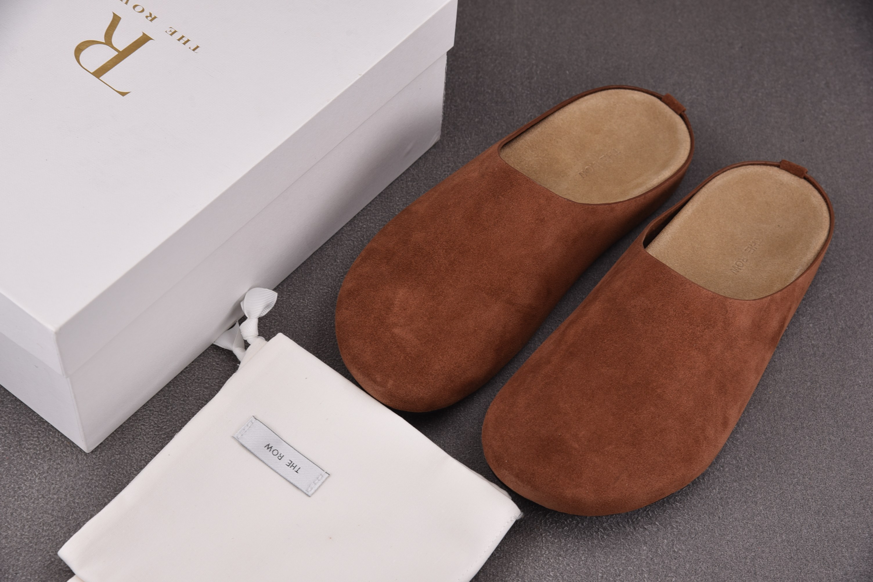 The Row Square Loafer Pumps in tan 棕色  #YZ01136-45