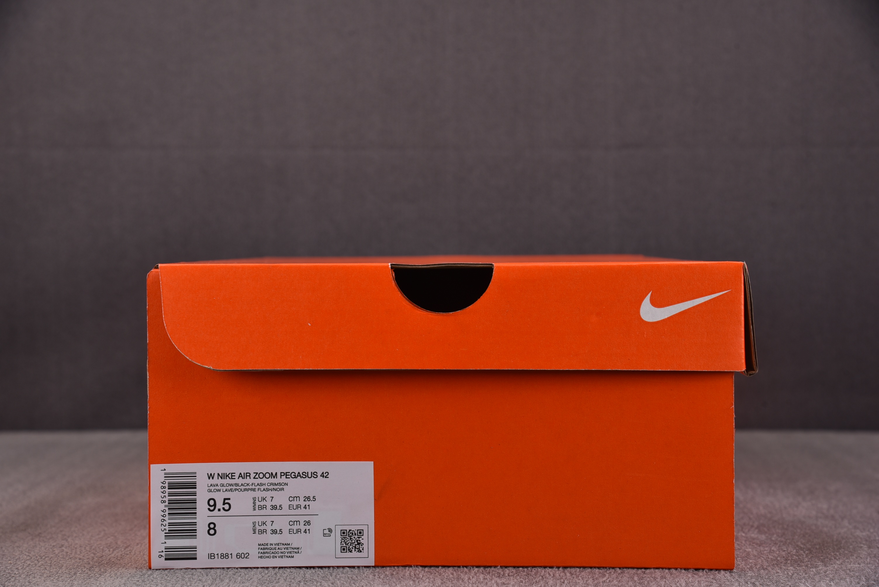 WMNS NK Air Zoom Pegasus 42 Lava Glow Flash Crimson 