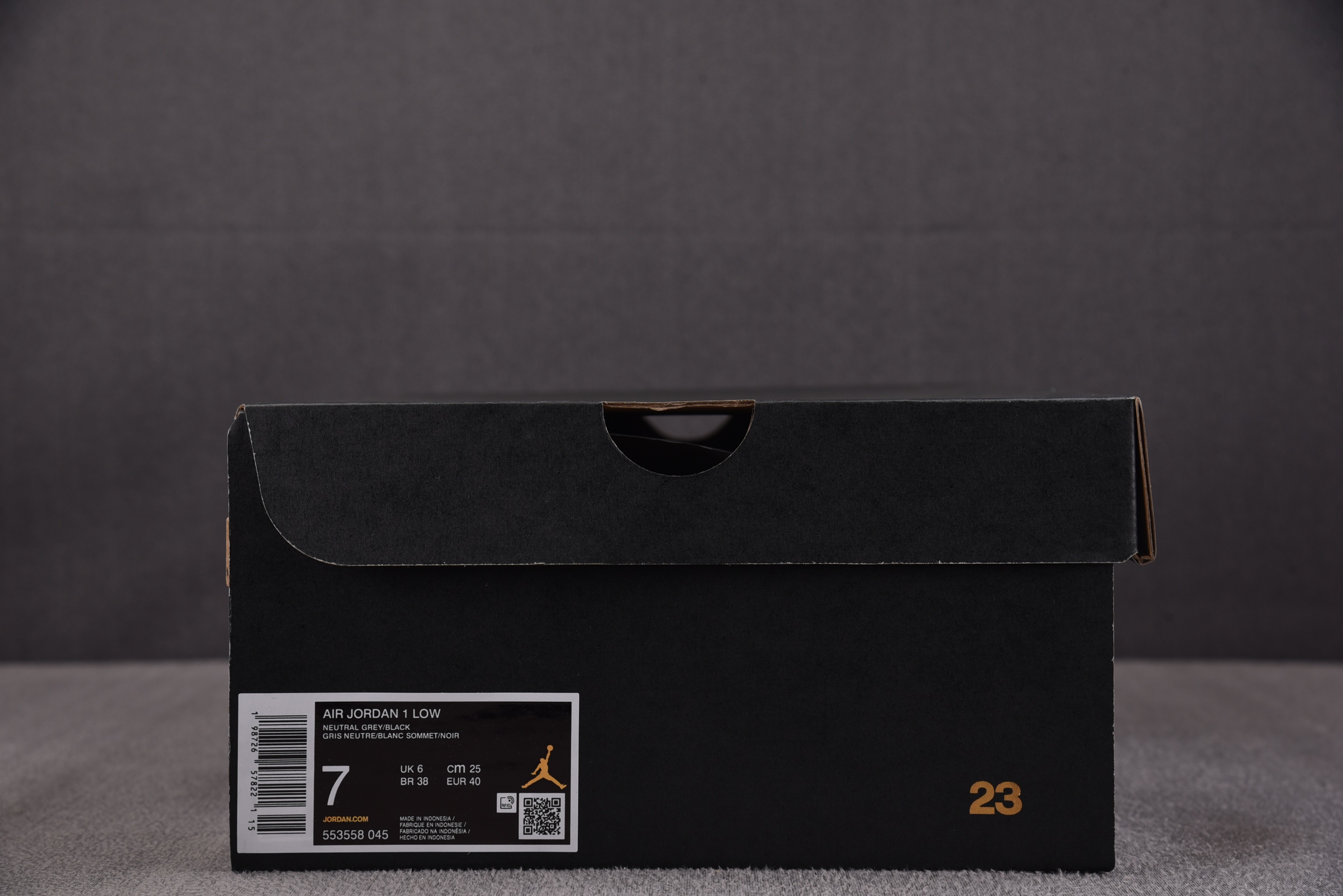 Air Jordan 1 Low Neutral Grey Summit White 黑灰白 -045 