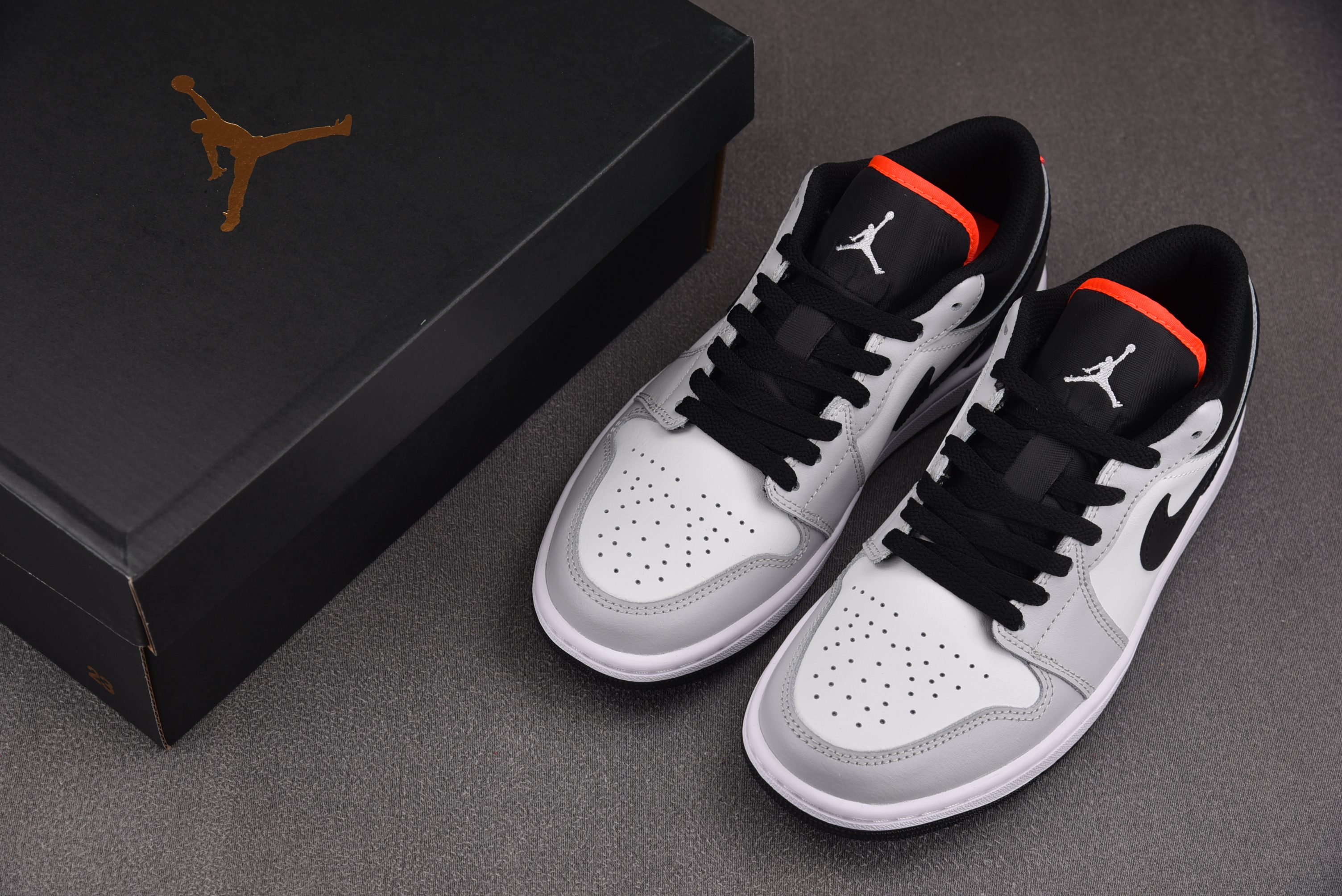 Air Jordan 1 Low Neutral Grey Summit White 黑灰白 -045 