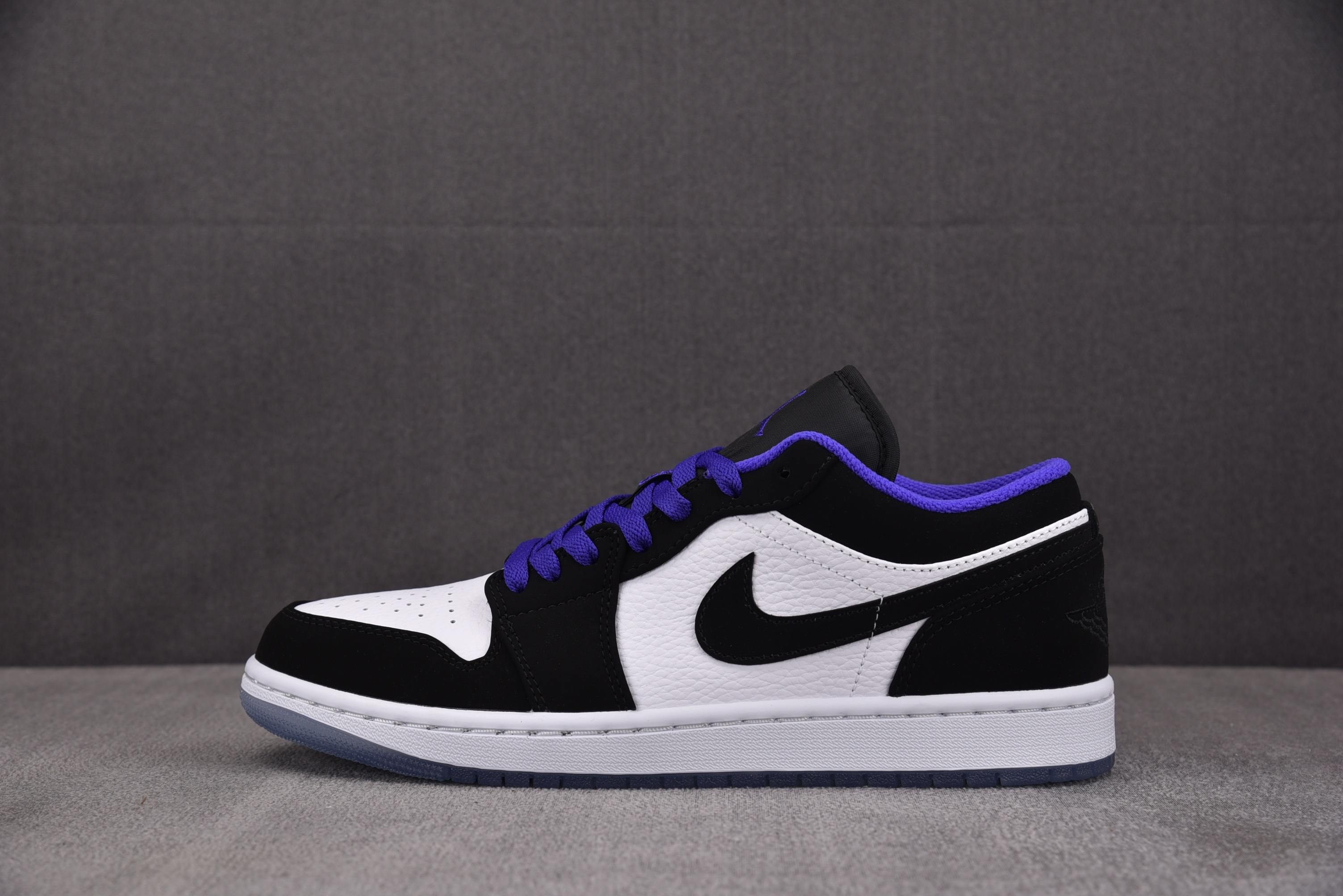 Air Jordan 1 Retro Low White Black Dark Concord 白黑紫 
