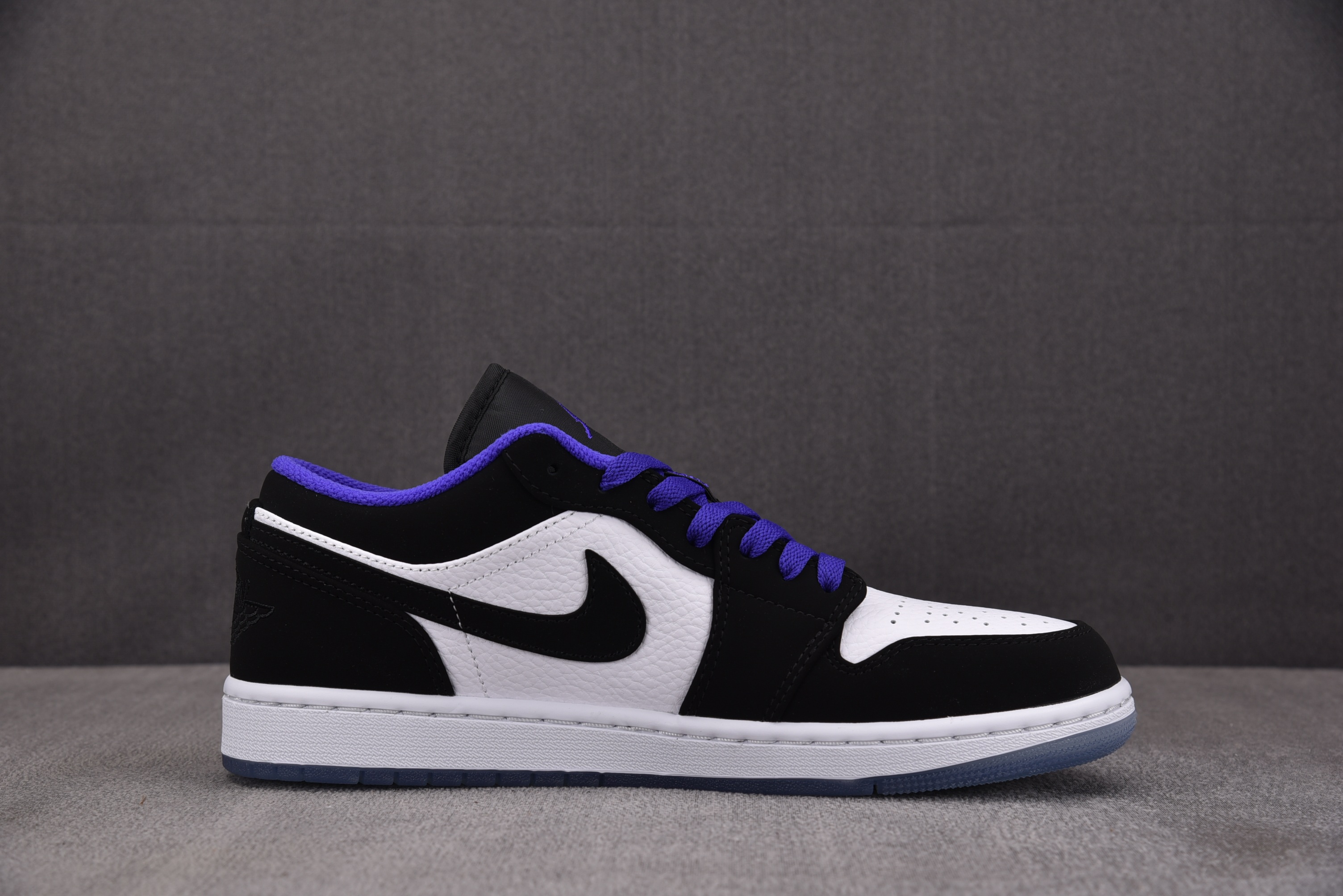 Air Jordan 1 Retro Low White Black Dark Concord 白黑紫 