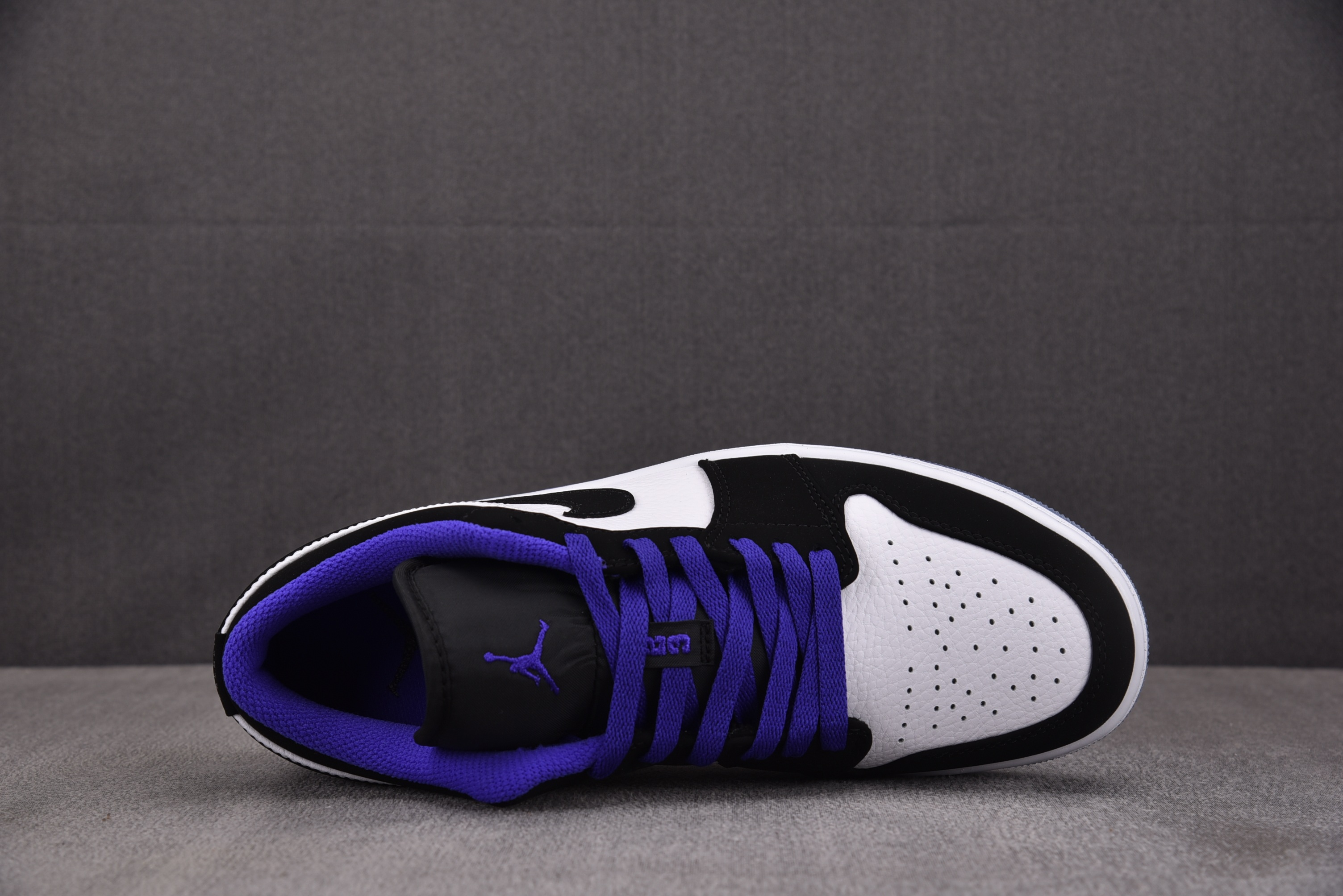 Air Jordan 1 Retro Low White Black Dark Concord 白黑紫 