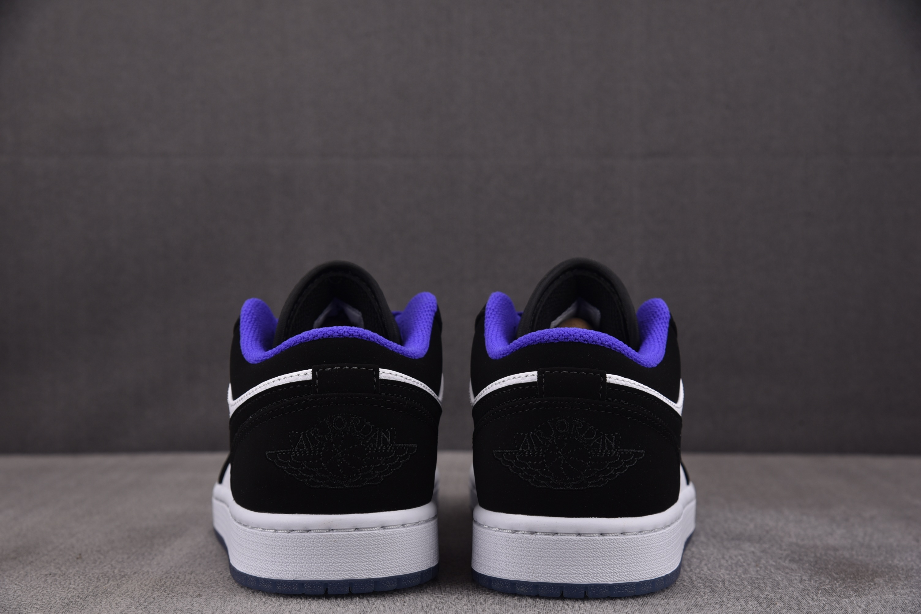 Air Jordan 1 Retro Low White Black Dark Concord 白黑紫 