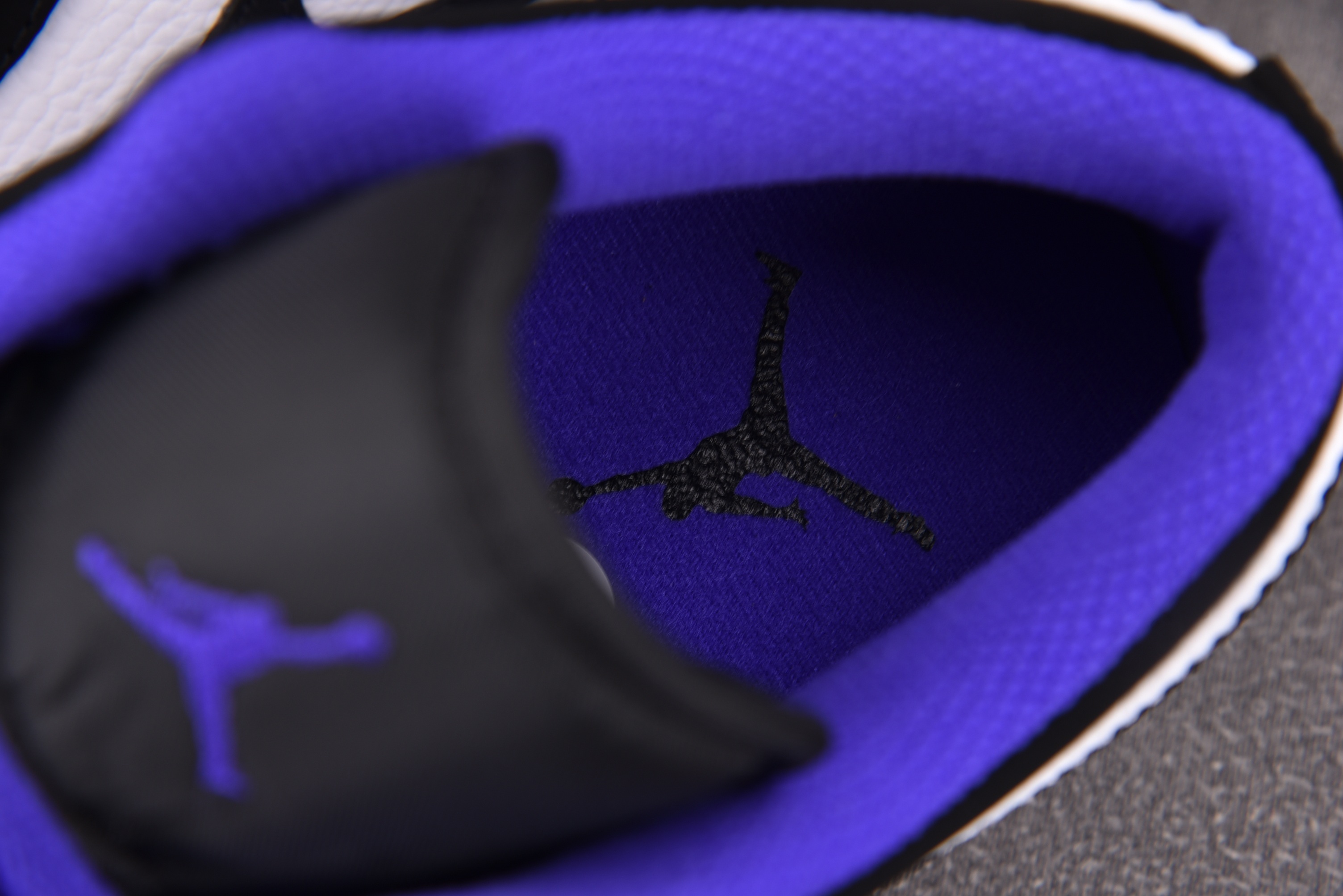Air Jordan 1 Retro Low White Black Dark Concord 白黑紫 
