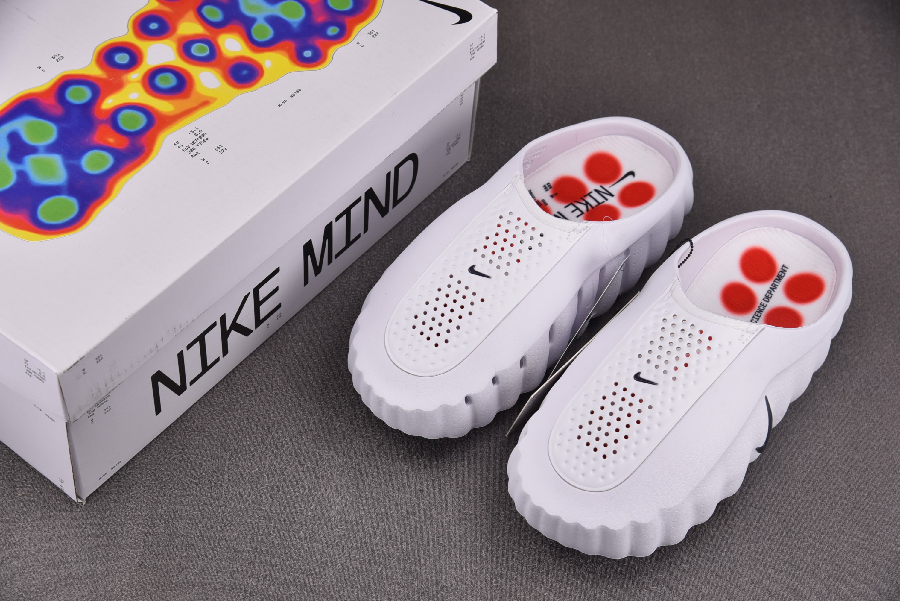 NK Mind 001 White Speed Red 白色 HQ4307-101 #YZ001-136