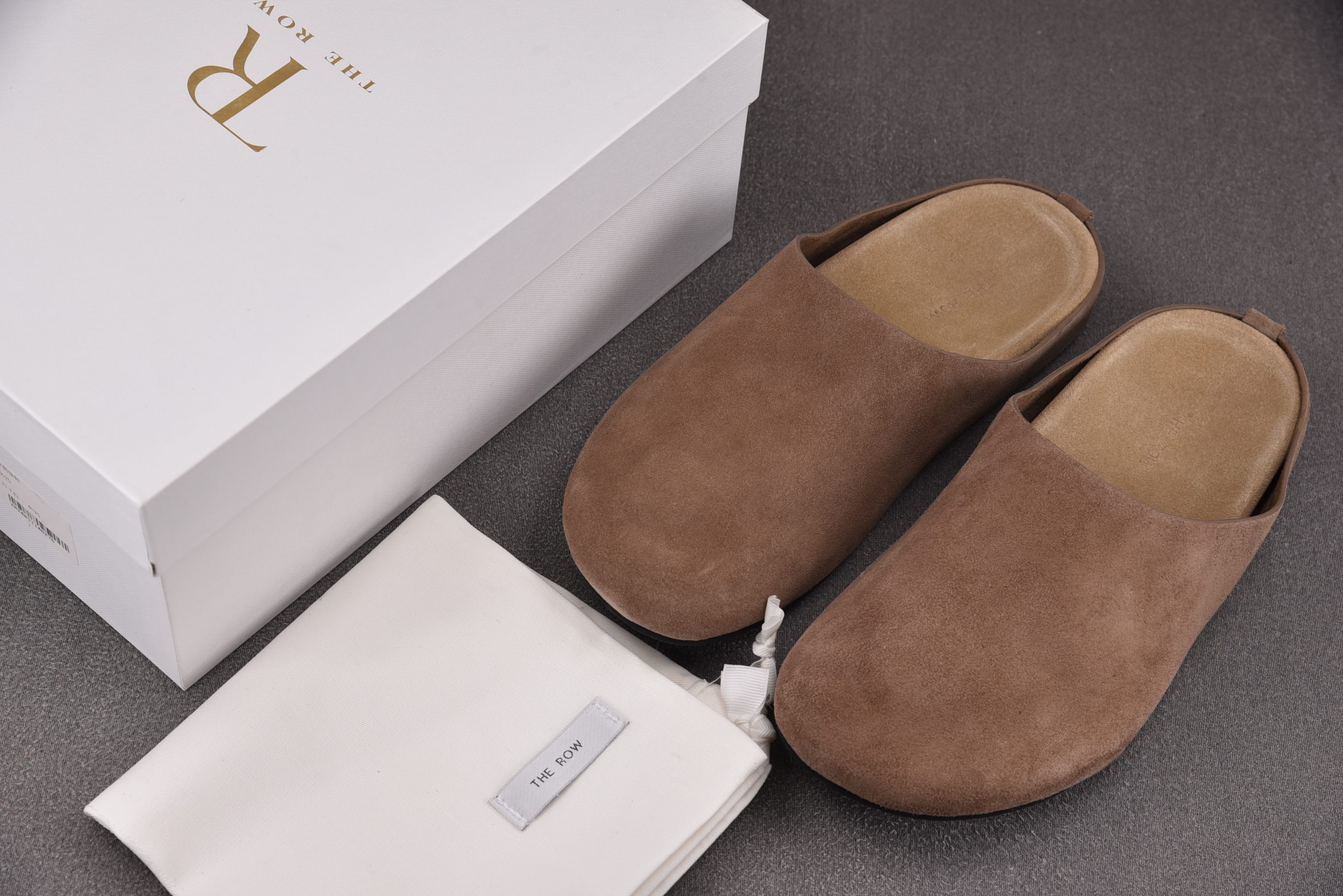 The Row Square Loafer Pumps in tan 羚羊棕  #YZ01136-45