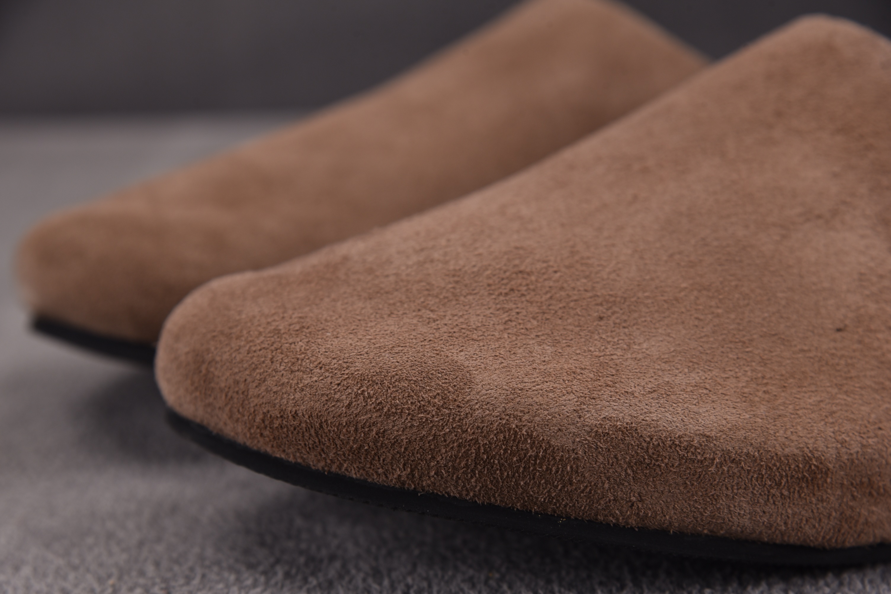 The Row Square Loafer Pumps in tan 羚羊棕  #YZ01136-45