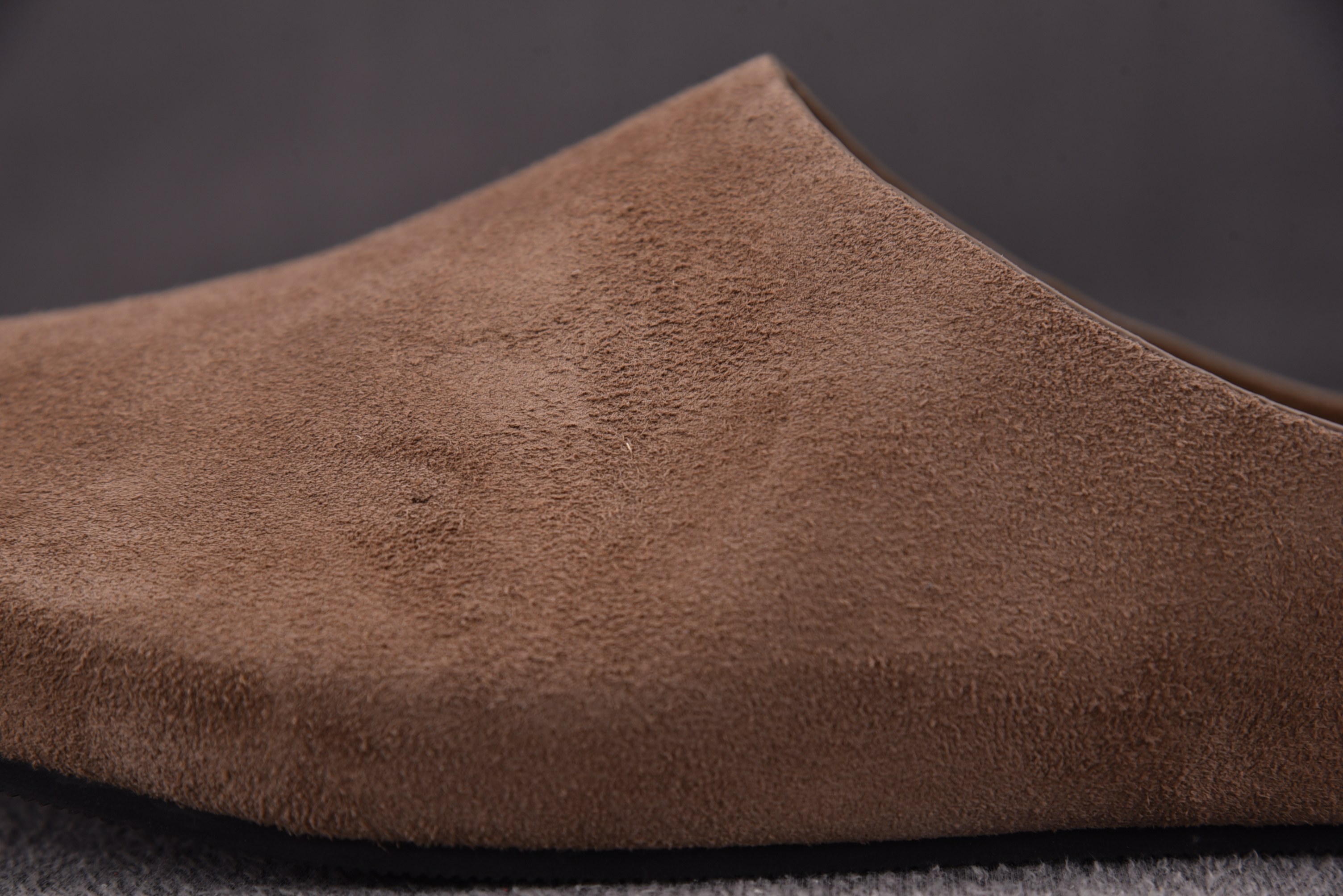 The Row Square Loafer Pumps in tan 羚羊棕  #YZ01136-45
