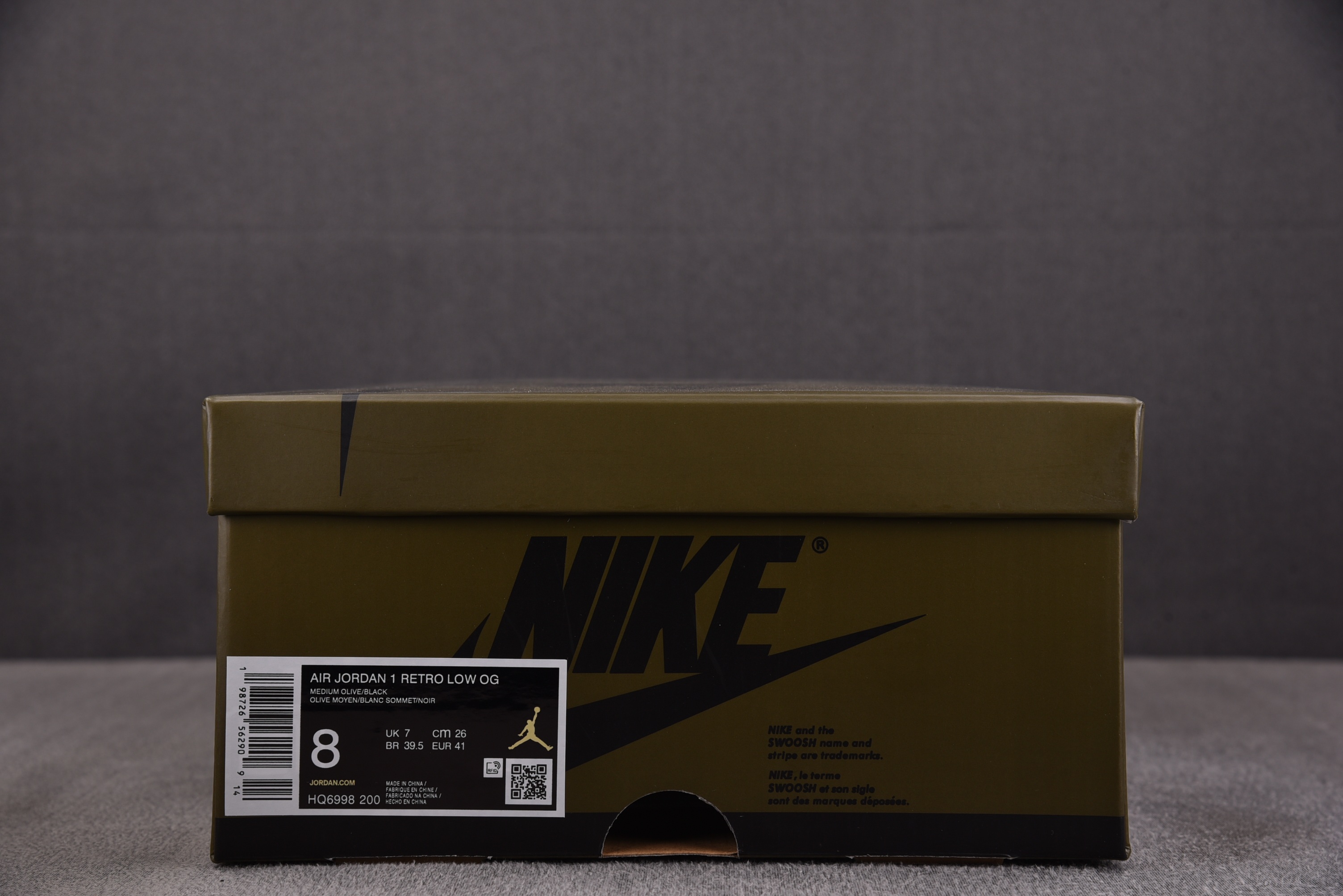 Air Jordan 1 Low OG Medium Olive 绿橄榄 HQ6998-200 #YZ0