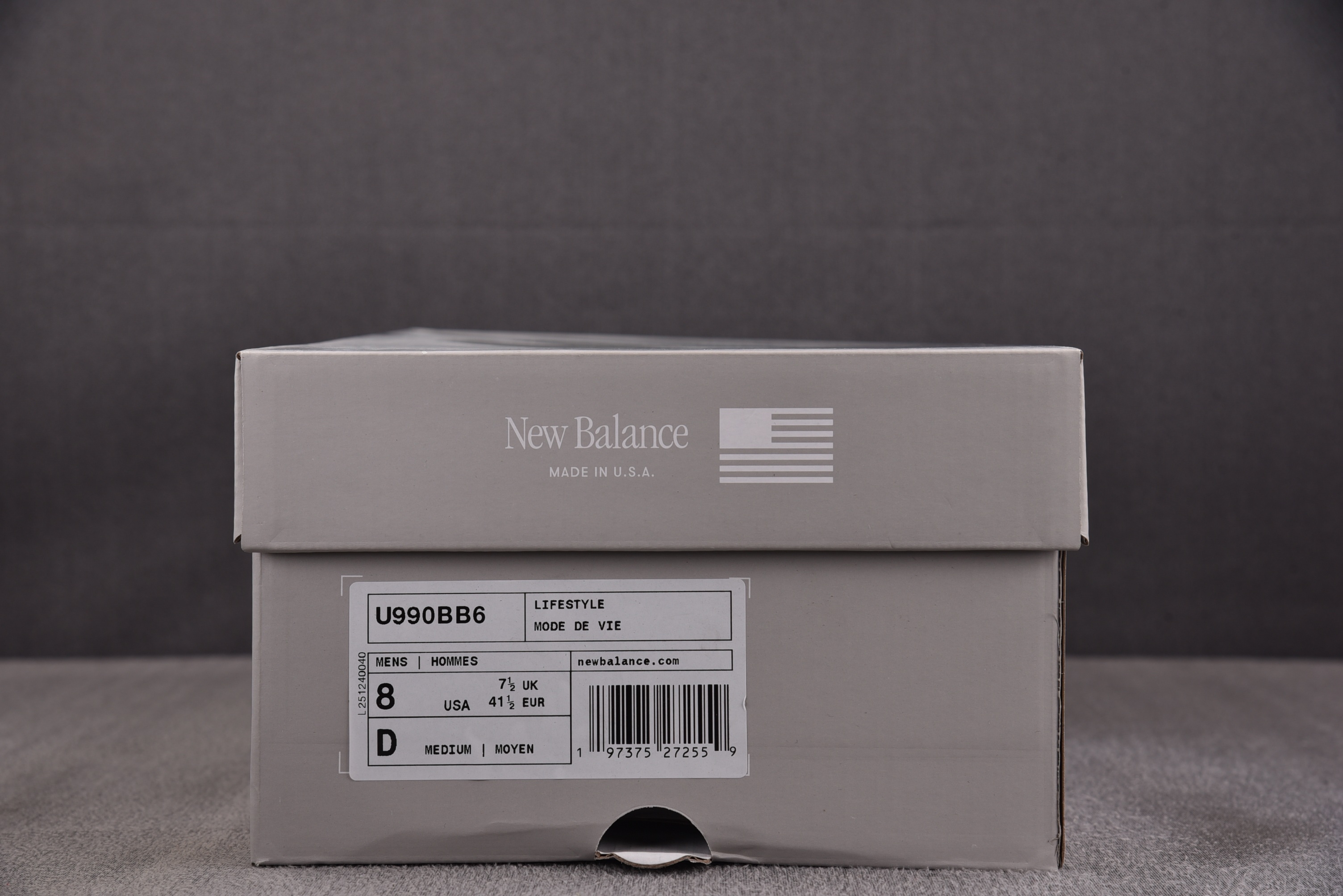 New Balance 990v6 Made in USA Triple Black 全黑 U990BB
