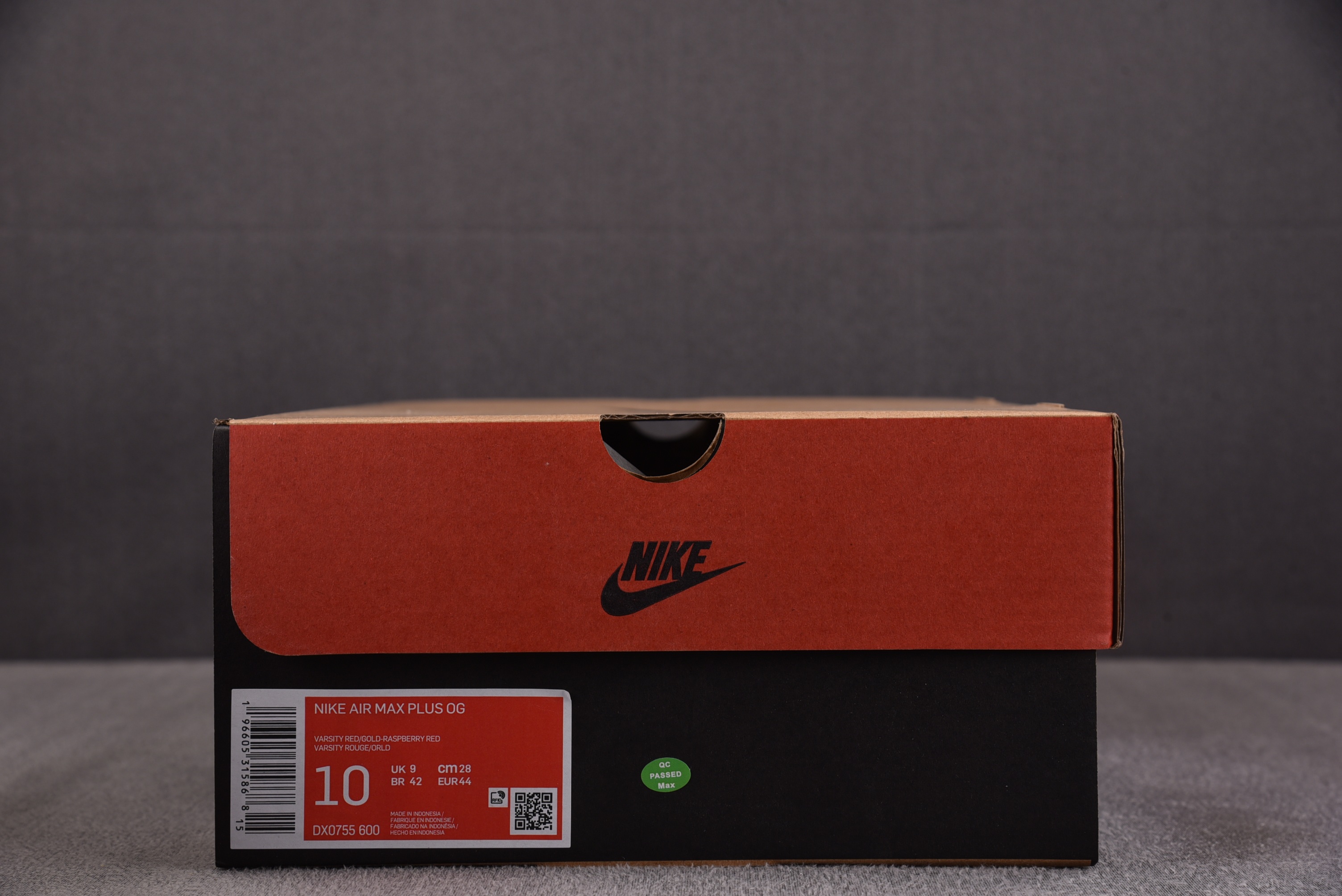 NK Air Max Plus OG Gold Raspberry Red 红黑 DX0755-600#