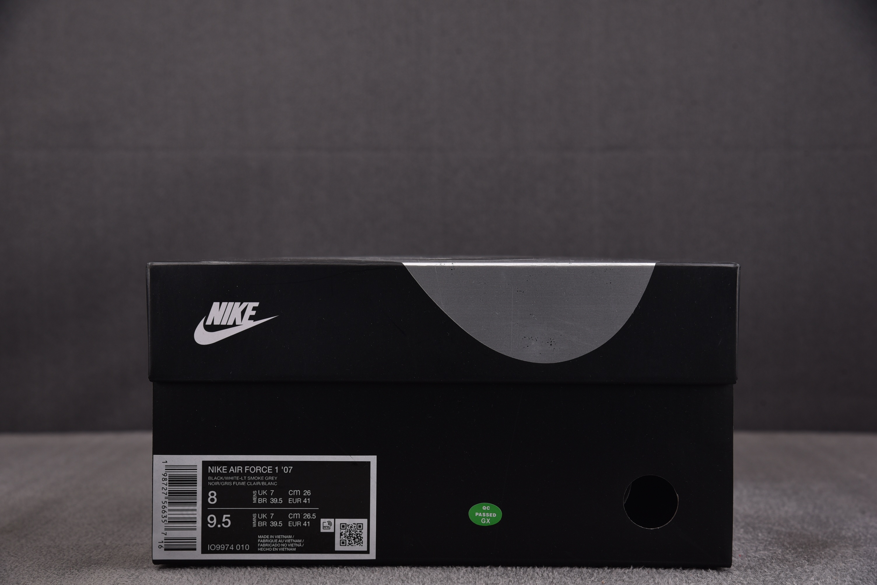 NK x Central Cee Air Force 1 Low Syna World 灰黑 IO997