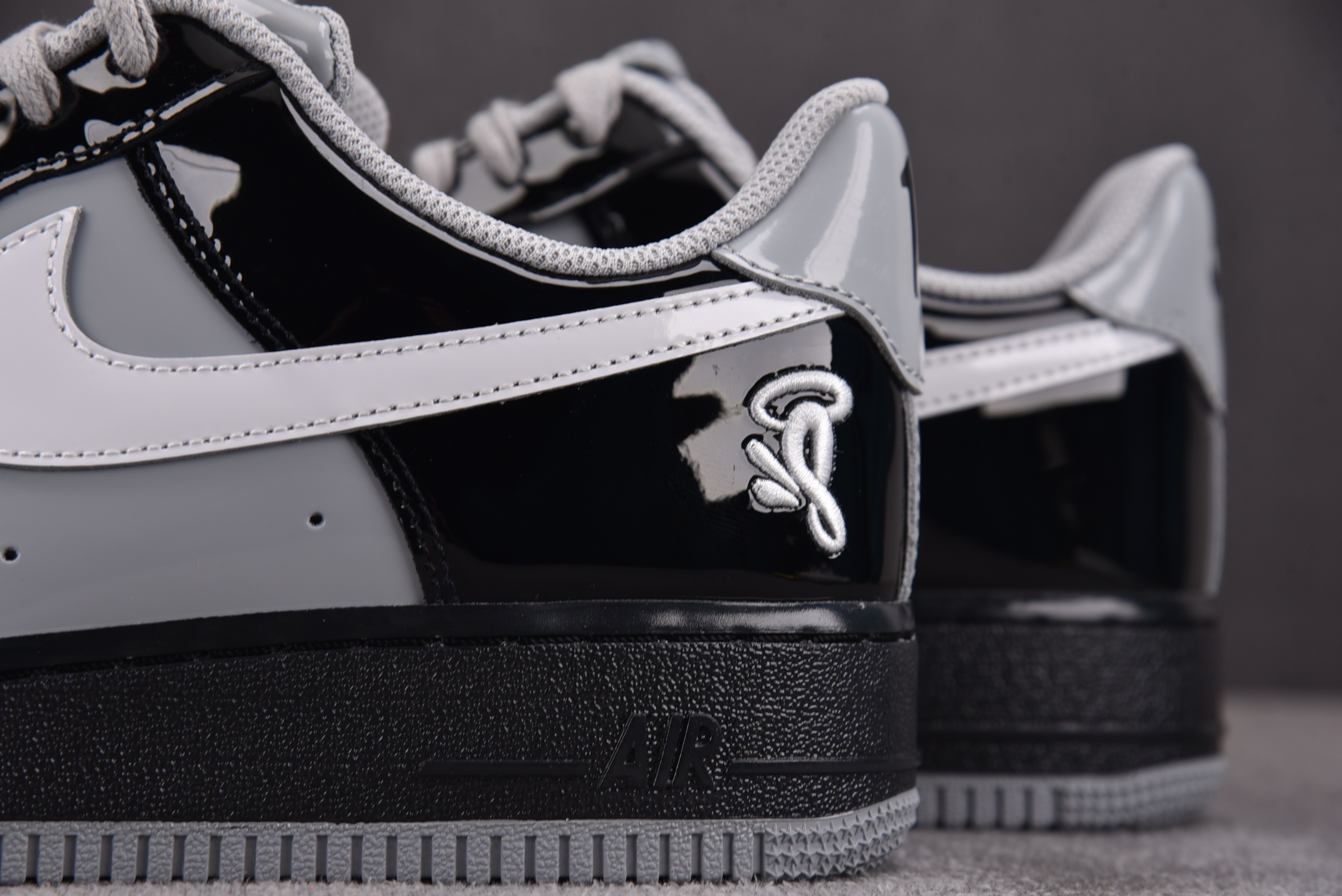 NK x Central Cee Air Force 1 Low Syna World 灰黑 IO997