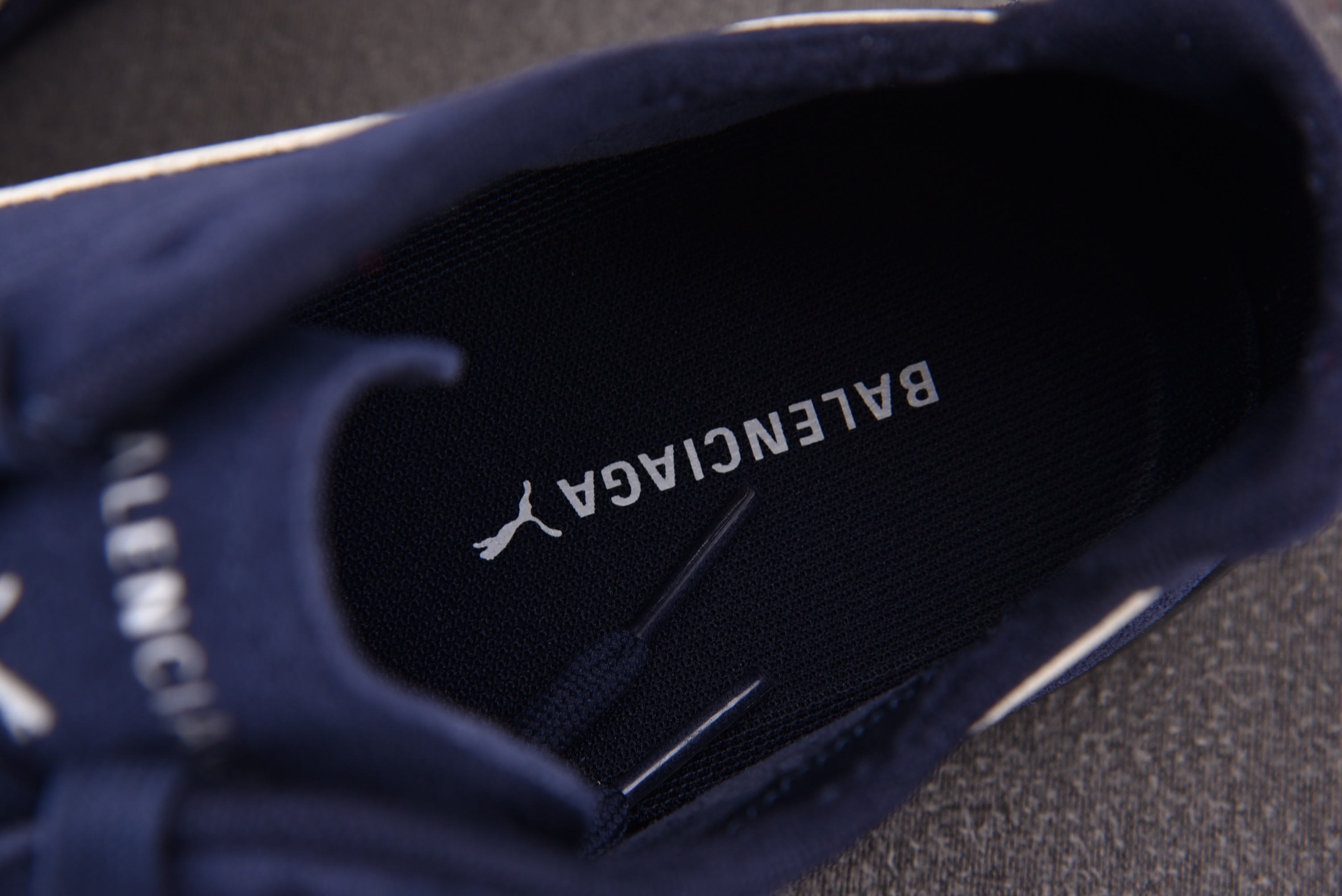 Balenciaga x Puma Speedcat Suede Distressed Navy Whi