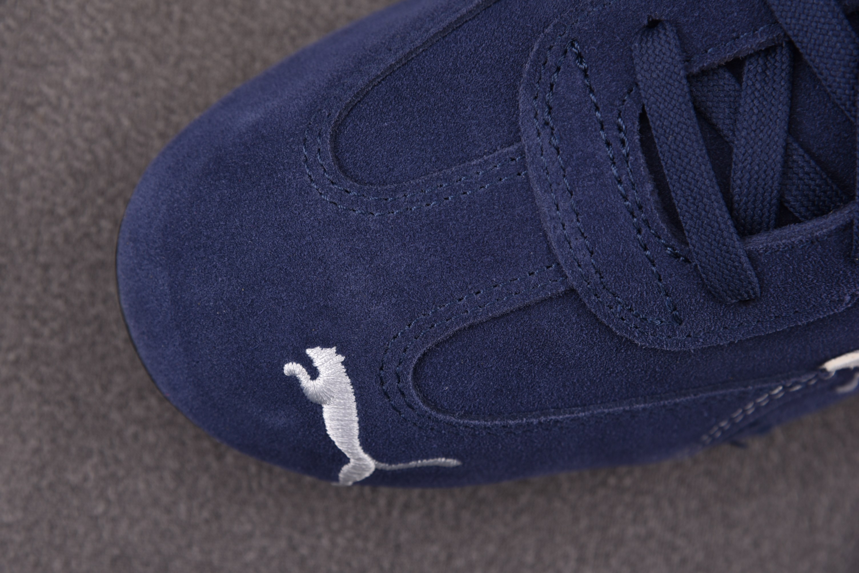Balenciaga x Puma Speedcat Suede Distressed Navy Whi