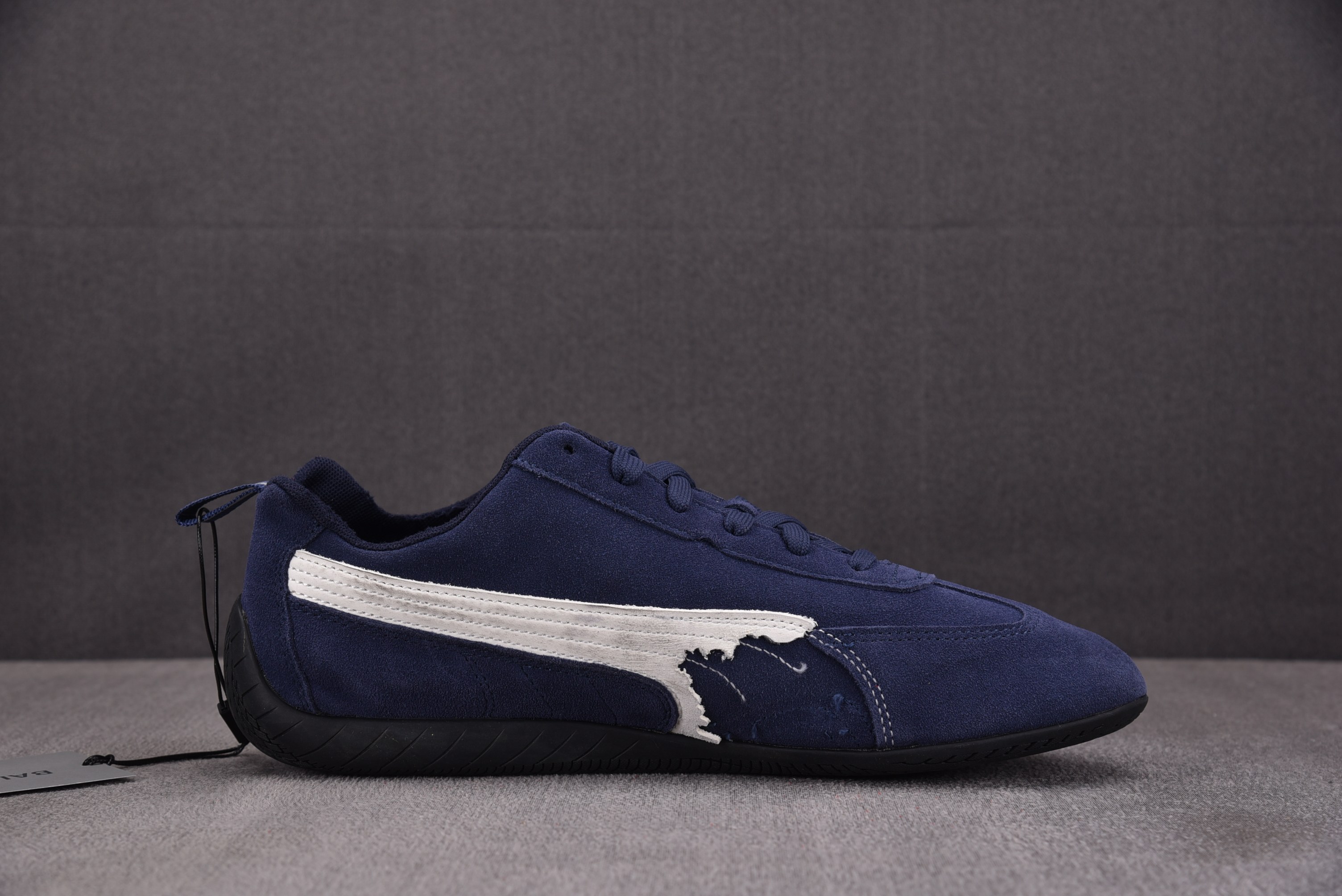 Balenciaga x Puma Speedcat Suede Distressed Navy Whi