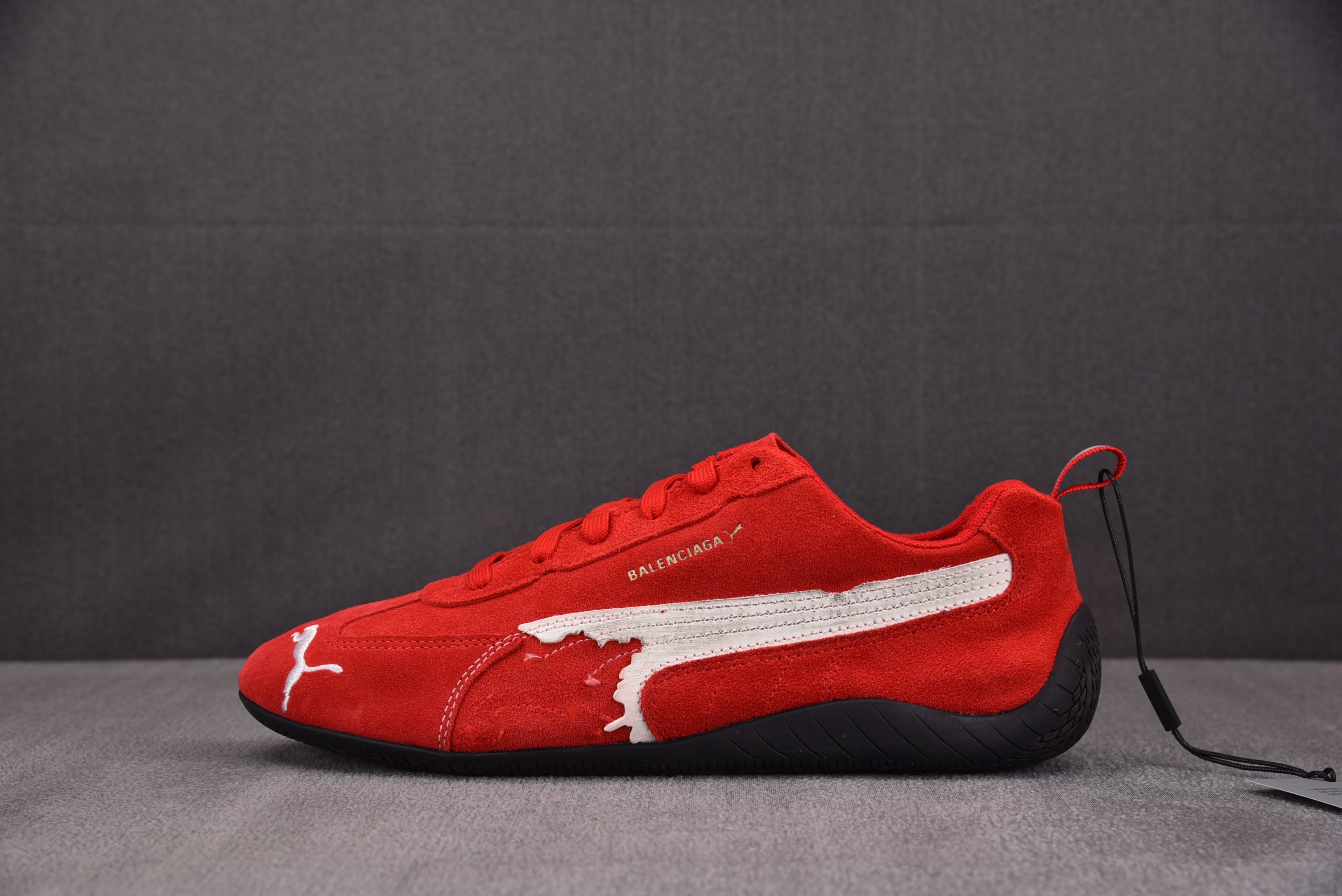 Balenciaga x Puma Speedcat Suede Distressed Red Whit