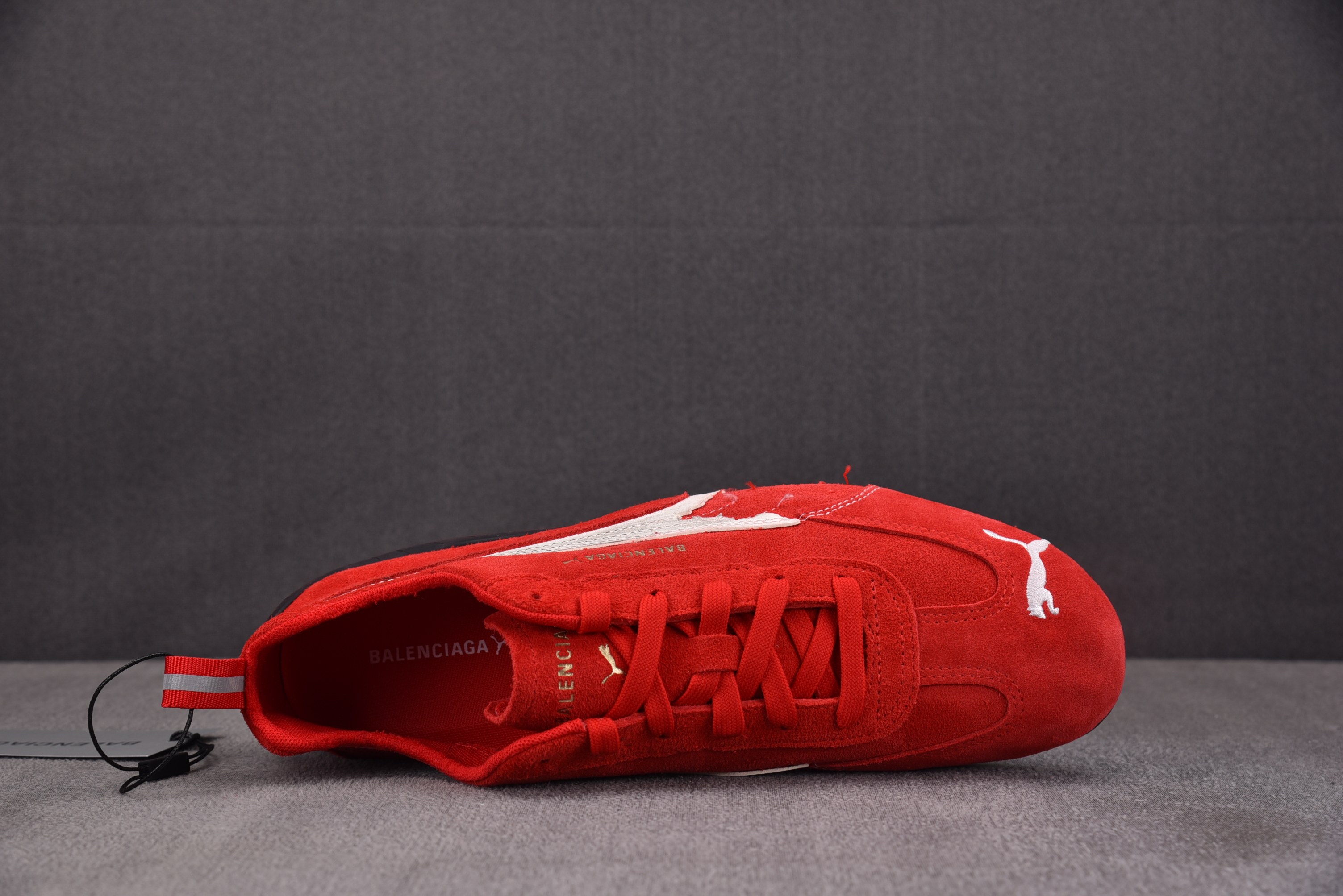 Balenciaga x Puma Speedcat Suede Distressed Red Whit