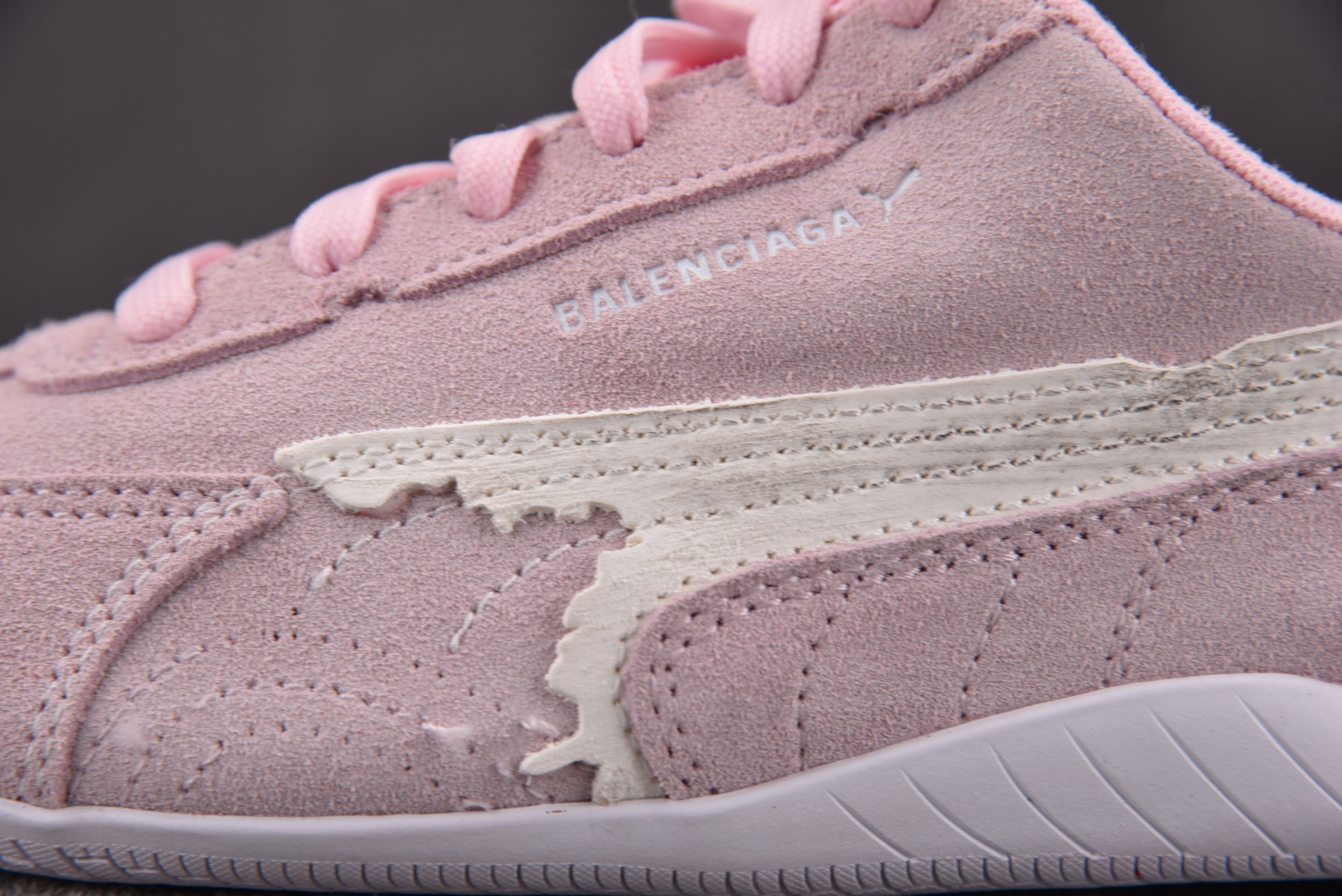 Balenciaga x Puma Speedcat Suede Pink White 粉白 #YZ00