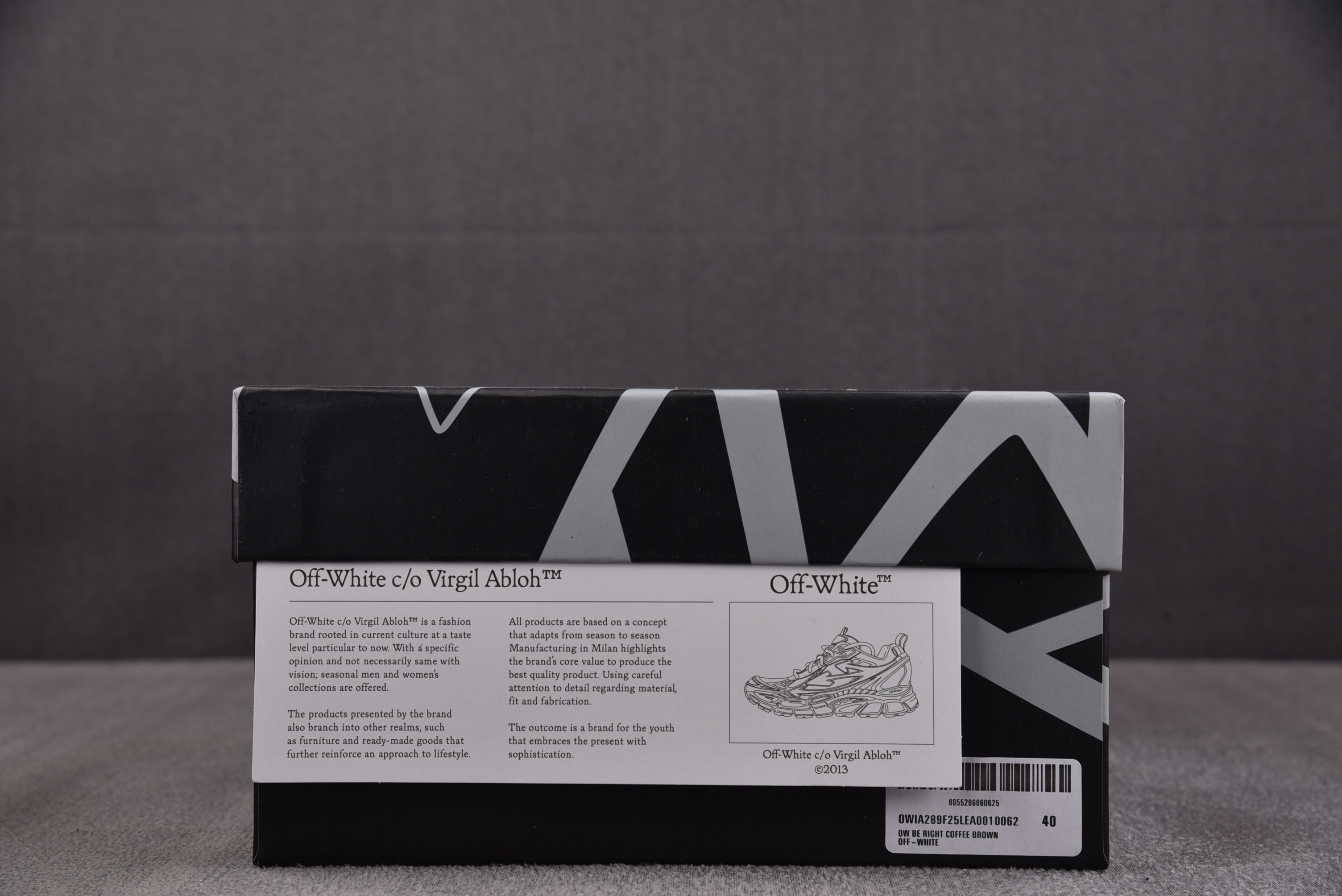 【纯原】OFF-WHITE BE RIGHT BACK 棕色 #YZ00236-47