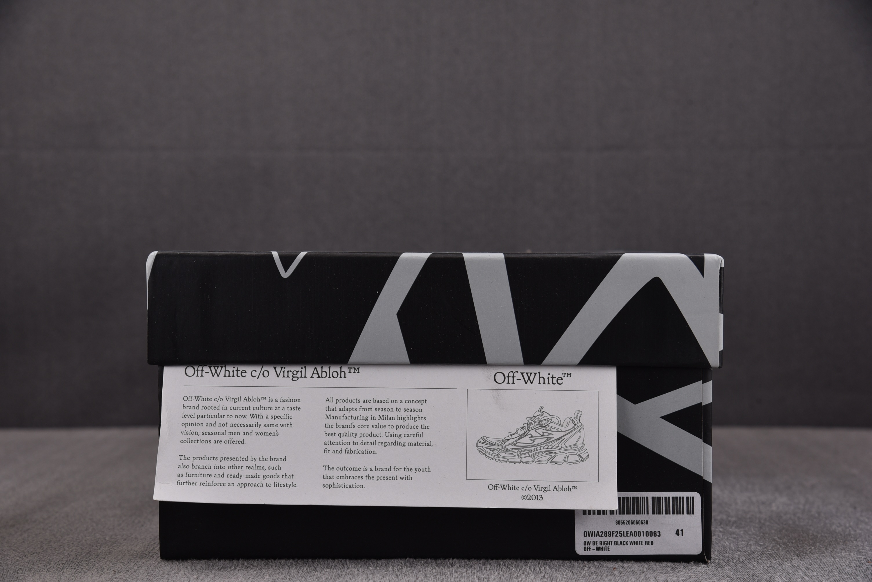 【纯原】OFF-WHITE BE RIGHT BACK 白红 #YZ00236-47