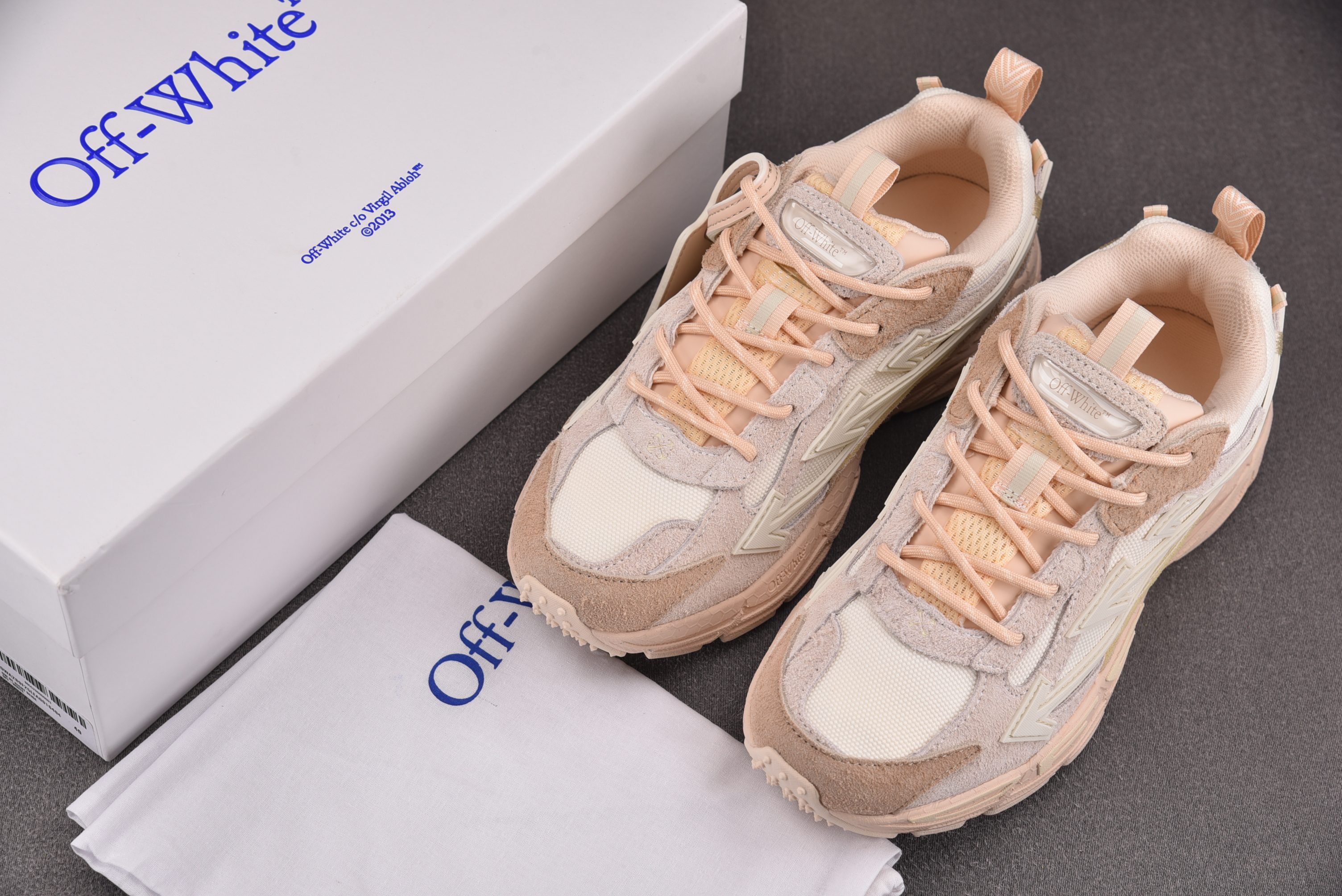 【纯原】OFF-WHITE BE RIGHT BACK 米棕 #YZ00236-47