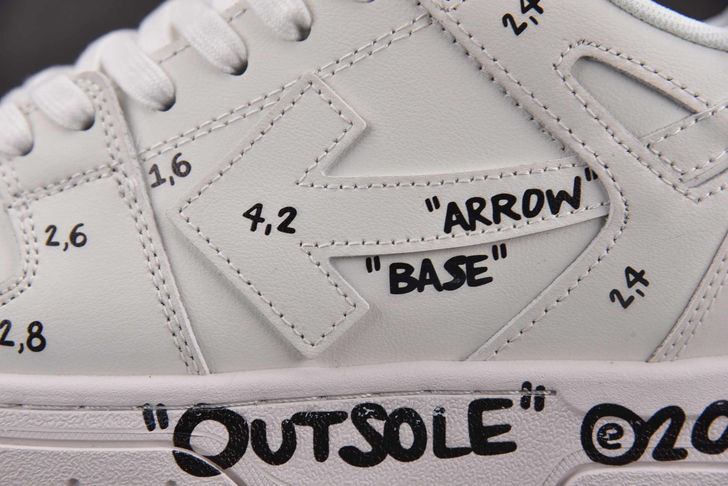 【纯原】OFF-WHITE Out of Office 白色涂鸦 #YZ00236-47