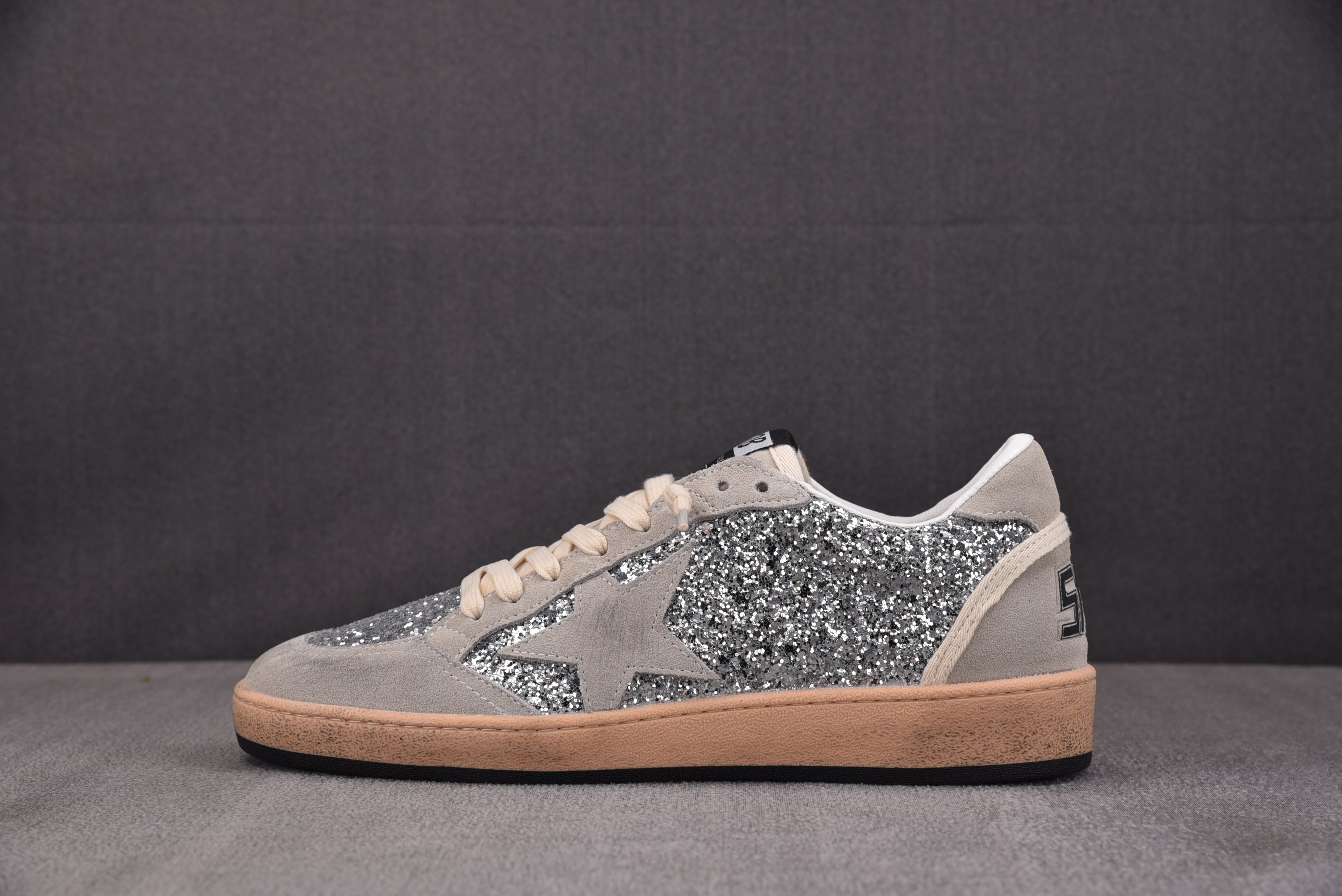 Golden Goose Ball Star 亮片 灰棕  #YZ00636-46