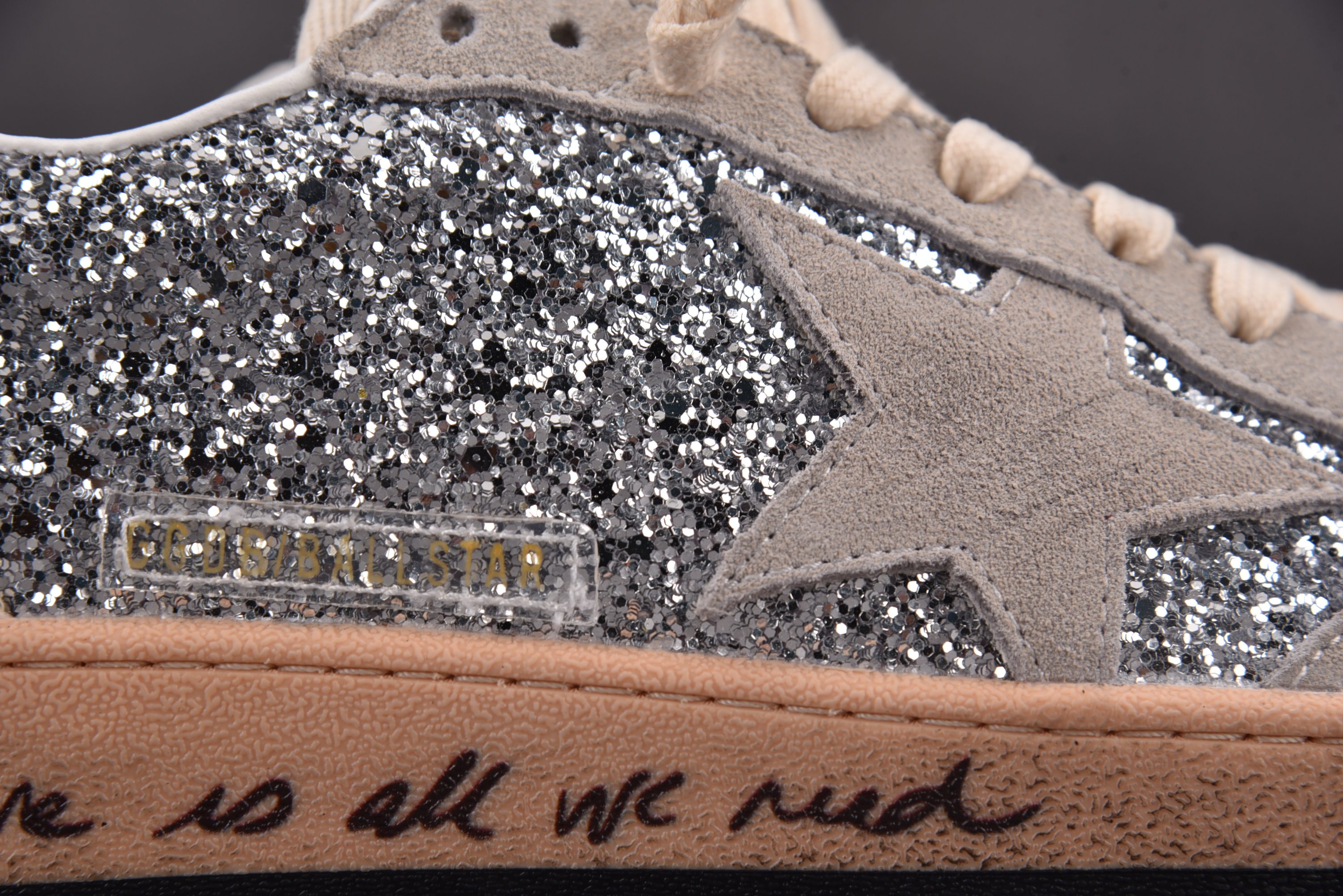 Golden Goose Ball Star 亮片 灰棕  #YZ00636-46