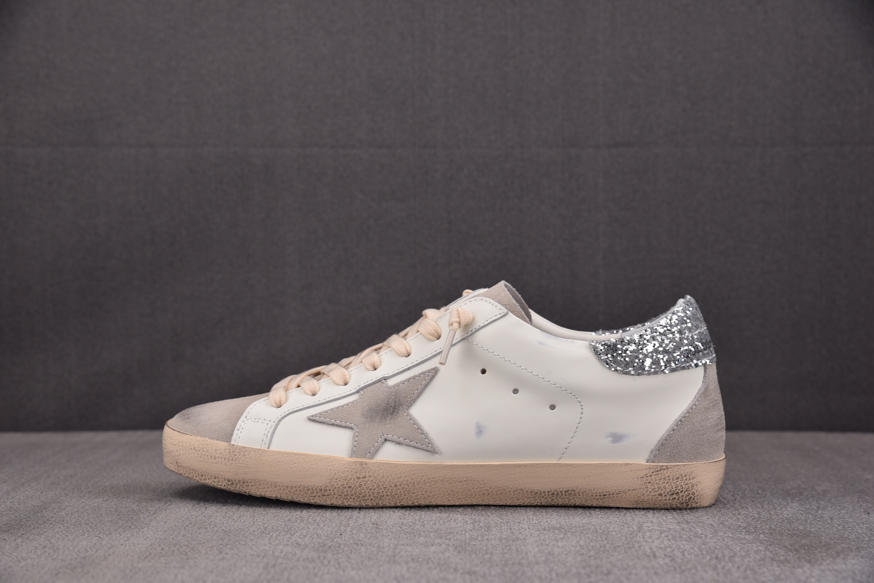 Golden Goose Ball Star 棕白 钻尾  #YZ00636-46