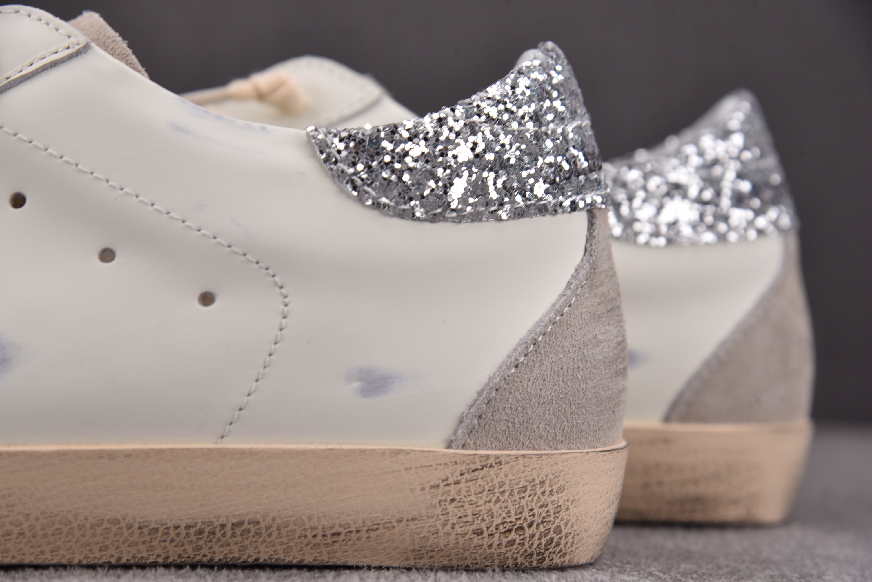 Golden Goose Ball Star 棕白 钻尾  #YZ00636-46